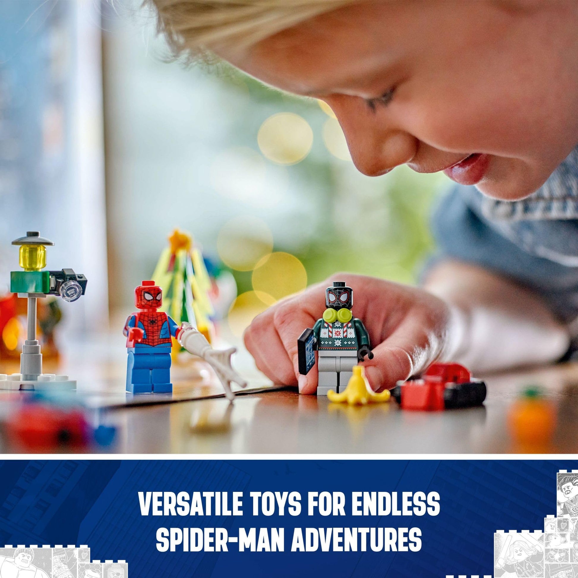 LEGO Marvel Spider-Man Advent Calendar 2024 for Kids - Christmas Advent Calendar with Mini Builds & 5 Minifigures, Ages 7+ - Spider-Man Toy for Boys & Girls - Gift Idea for Holidays - 76293 - Medaid International