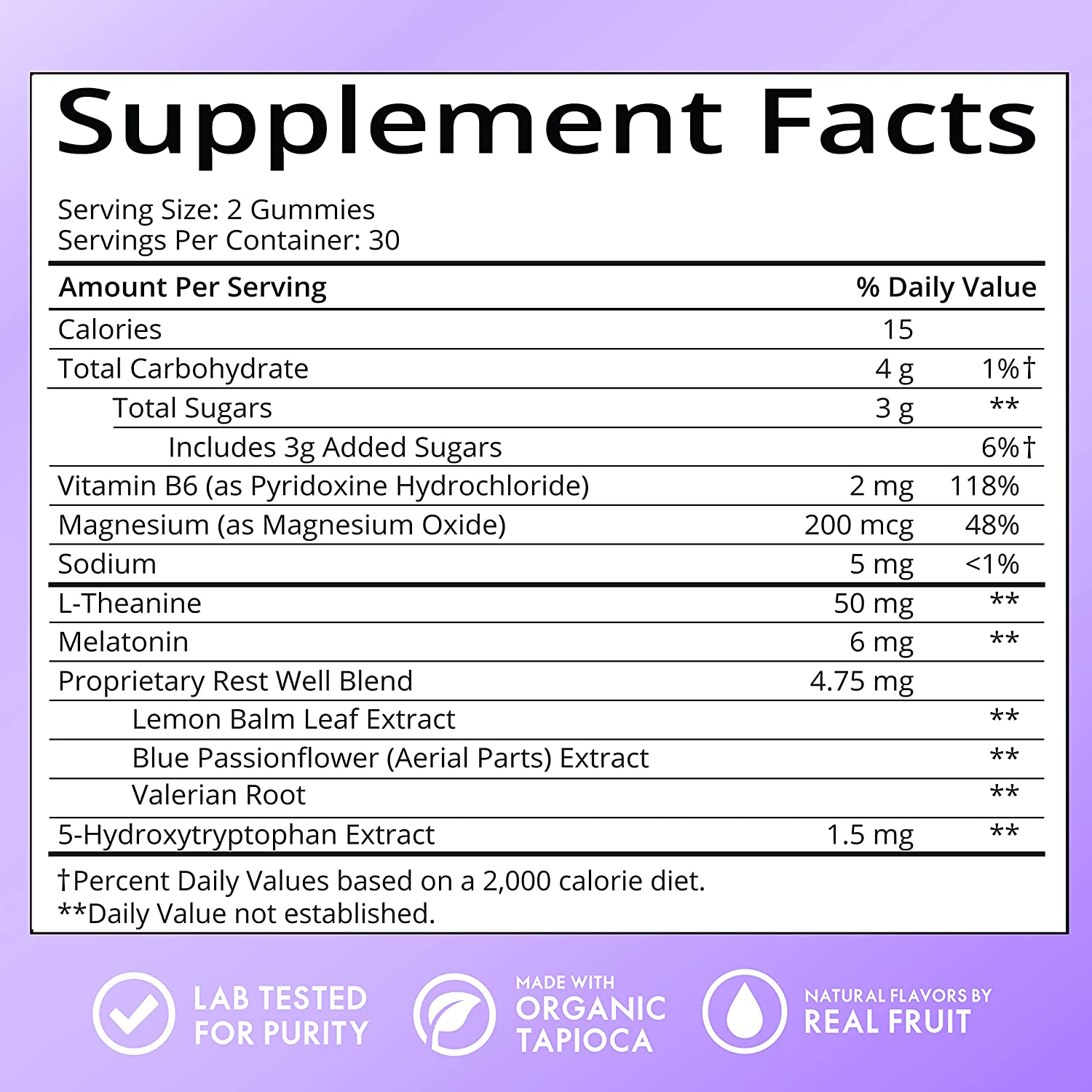 Sugarbear - Sleep Deep 5‑HTP Vitamin Gummies | 60 Gummies - Medaid International
