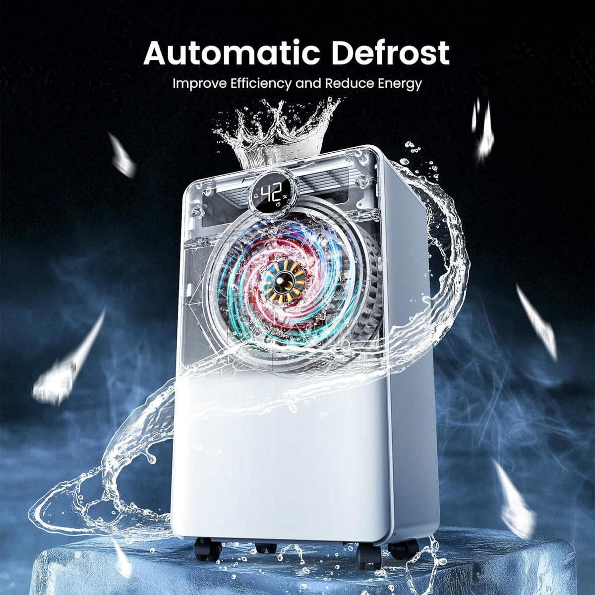 CHIVALZ Dehumidifier with Automatic Defrosting