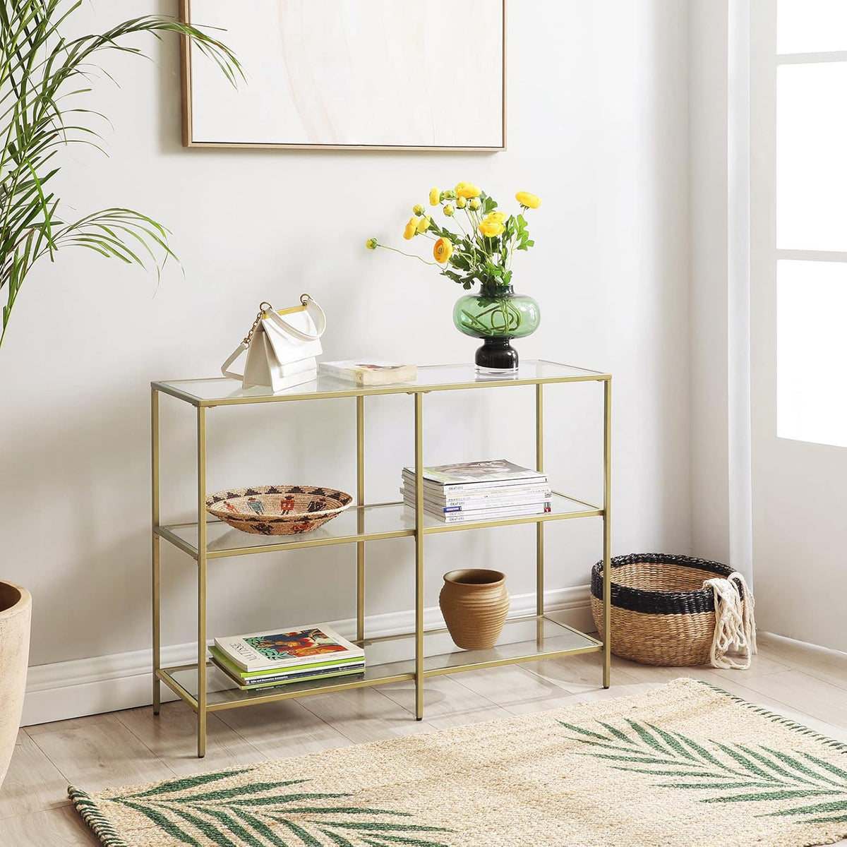 VASAGLE Console Table LGT27G