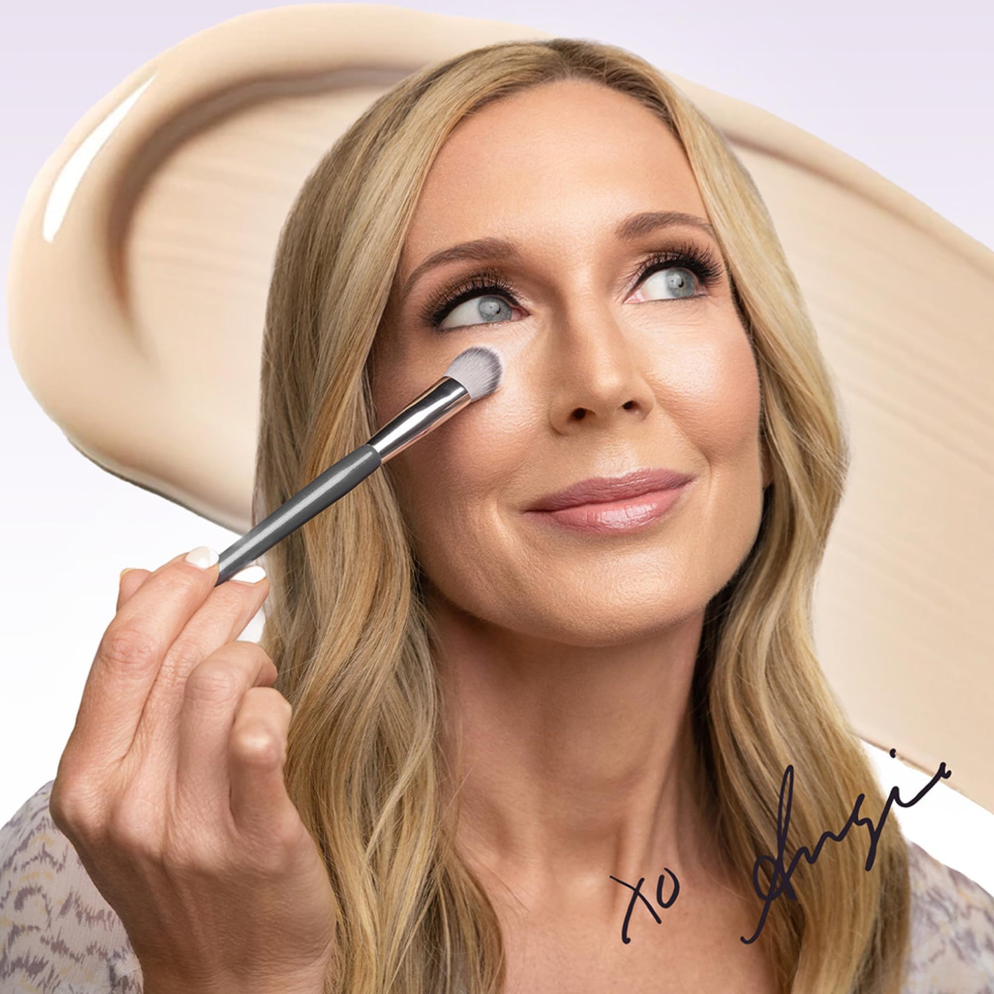BK BEAUTY BRUSHES - ANGIE HOT & FLASHY A506 CONCEALER - Viral "Kitten Paw" Face Brush - Under-Eye Concealing and Contouring - Makeup Brushes - Medaid International