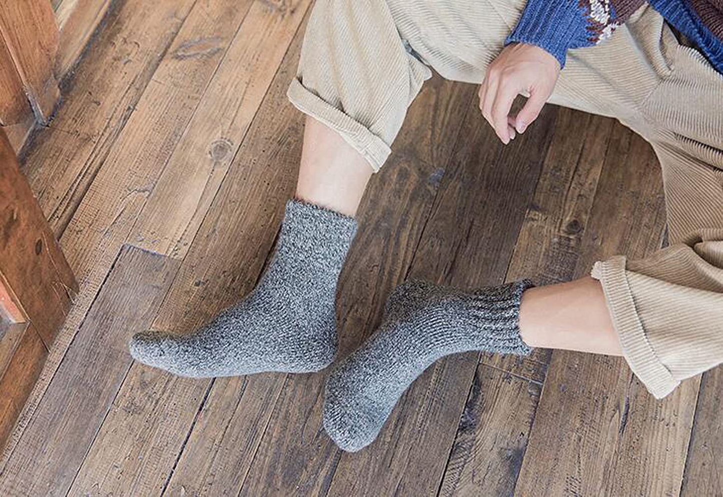 YZKKE 3Pack Mens Super Thick Wool Warm Socks - Soft Comfort Casual Crew Winter Socks - Medaid International