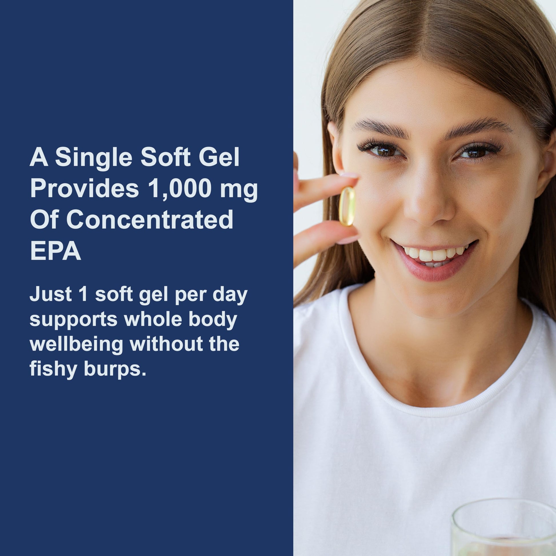 Carlson - Elite EPA Gems, 1000 mg EPA Fish Oil, Wild-Caught, Norwegian Fish Oil Supplement, Sustainably Sourced, Helps Maintain Healthy Triglyceride Levels, 60 Softgels - Medaid International