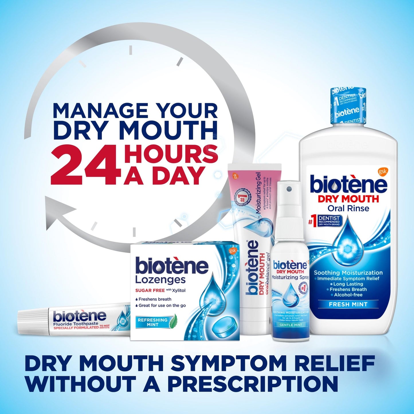 Biotene, Dry Mouth Lozenges, Refreshing Mint, 27 Count (Pack of 1)