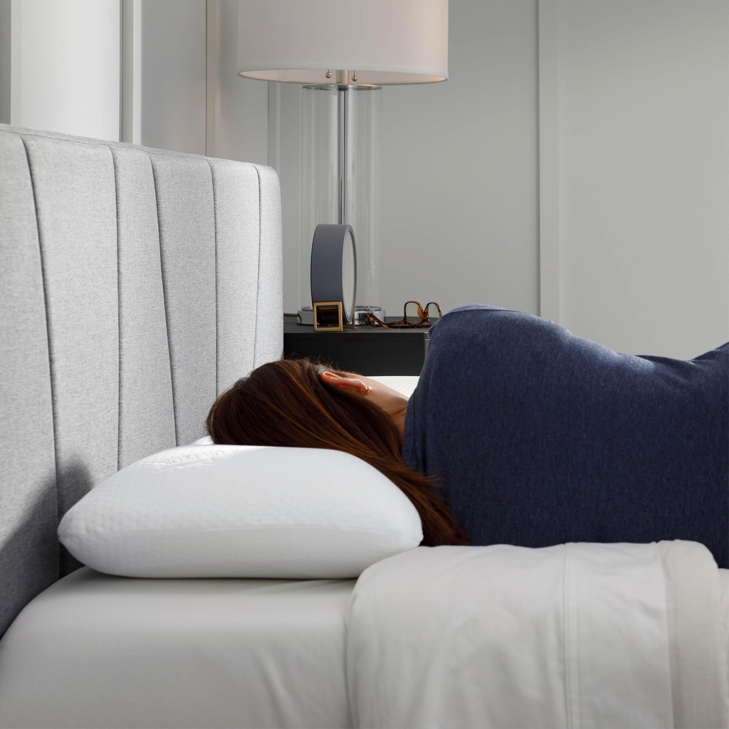 Tempur-Pedic Memory Foam Symphony Pillow Luxury Soft Feel, Standard, White - Medaid International