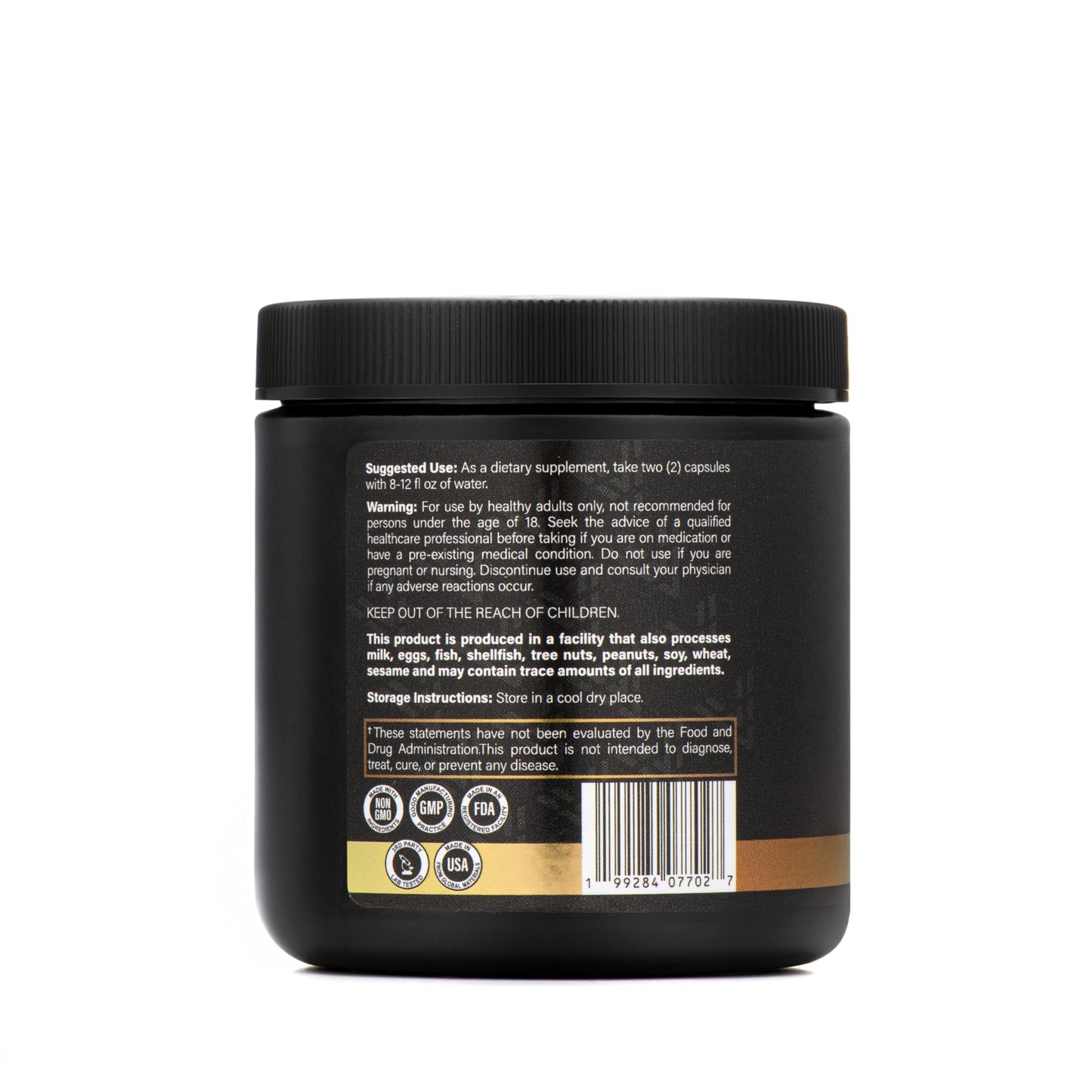 VitalVault 7-in-1 Testosterone & Strength Support - Natural Supplement for Men with Ashwaganda, Shilajit, Fenugreek, Maca Root, Tongkat Ali, Black Pepper & Zinc - 1 Month Supply (60 caps) - Medaid International