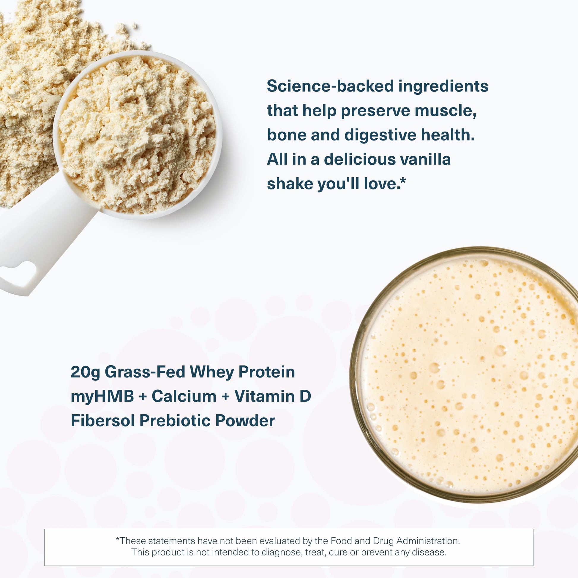 Youtheory Muscle Guard Protein GLP-1 Support - Whey Protein Powder Supplement - for GLP-1 Users - Supports Muscle & Bone - with myHMB, Calcium & Vitamin D - 20.5 oz Powder - Medaid International