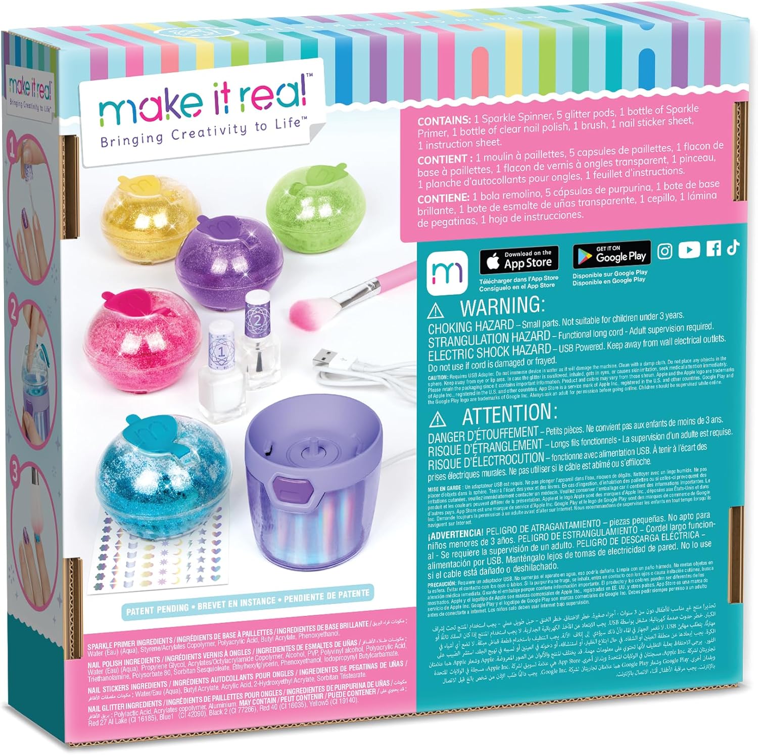 Party Nails Glitter Nail Studio - Medaid International