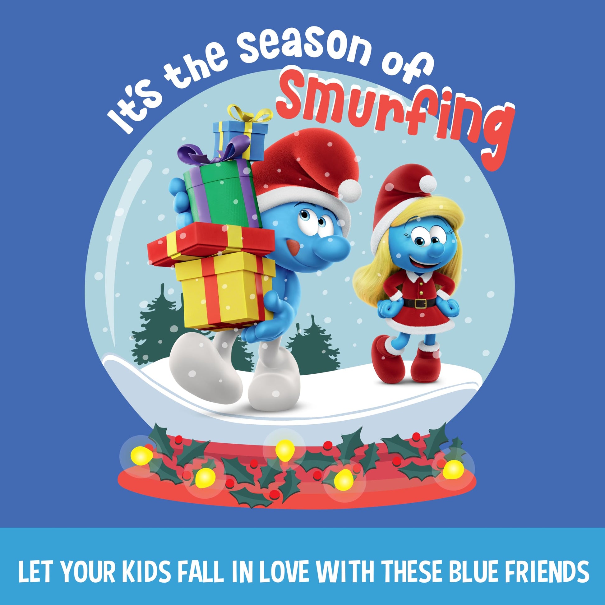 The original SMURFS countdown Calendar 2025 Collectible Cartoon Toys for Boys and Girls, 12 Figurines + 12 SMURFY gifts! Ages 3+. 24 Pieces - Medaid International