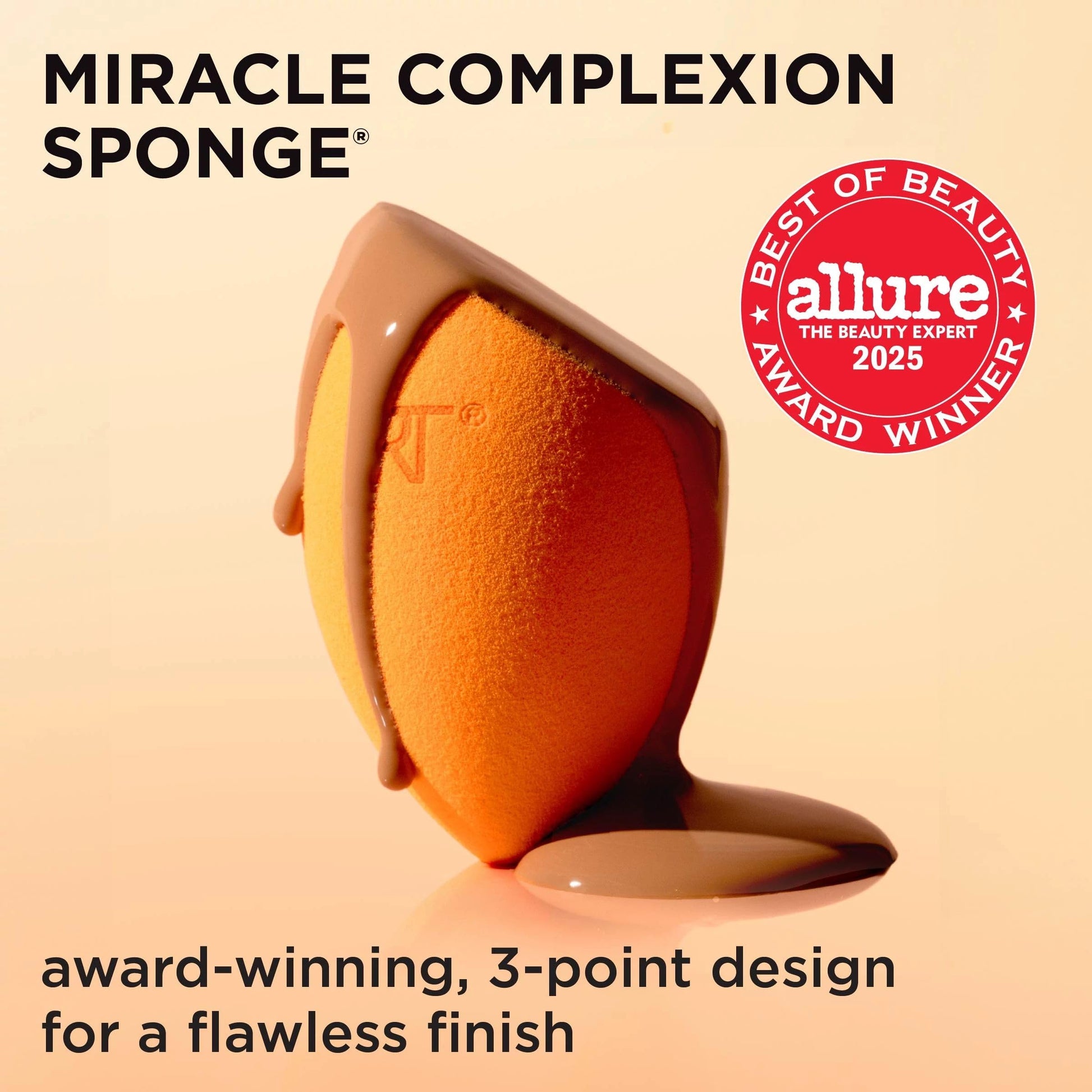 Real Techniques Miracle Complexion Makeup Sponge, 4-Pack Beauty Blender For Liquid & Cream Foundation, Streak-Free Coverage, Latex-Free, Vegan & Cruelty-Free - Medaid International