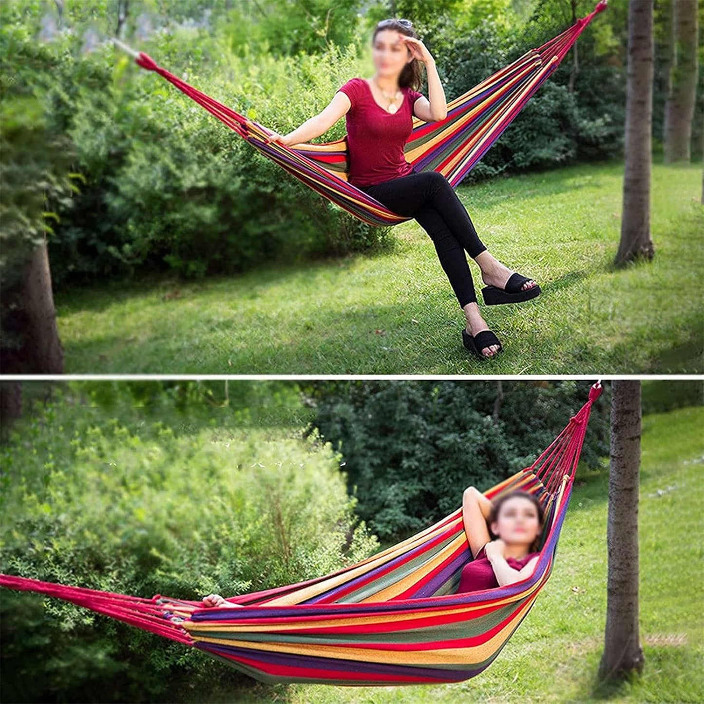 Portable Outdoor Cotton Hammock
