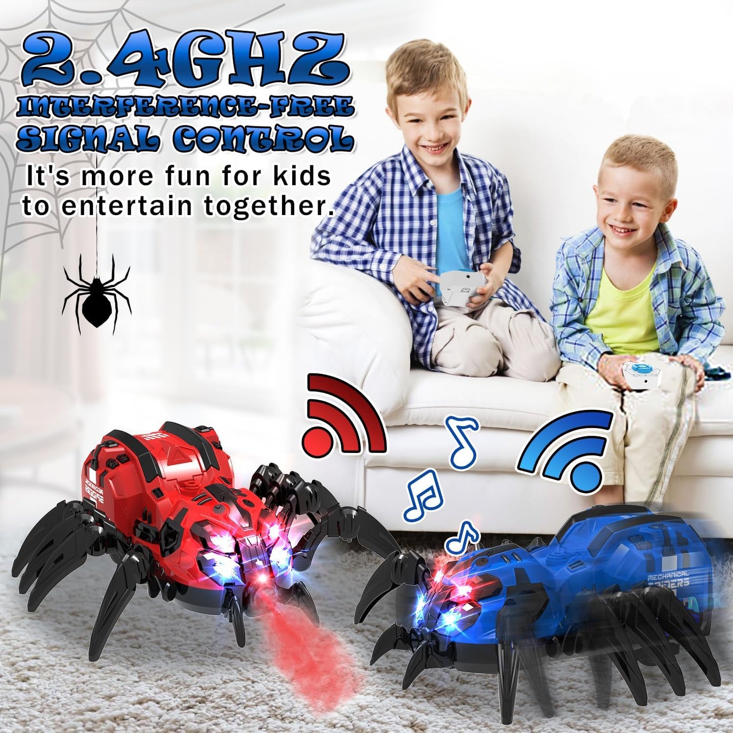 Mechanical Spider Machine with Lights