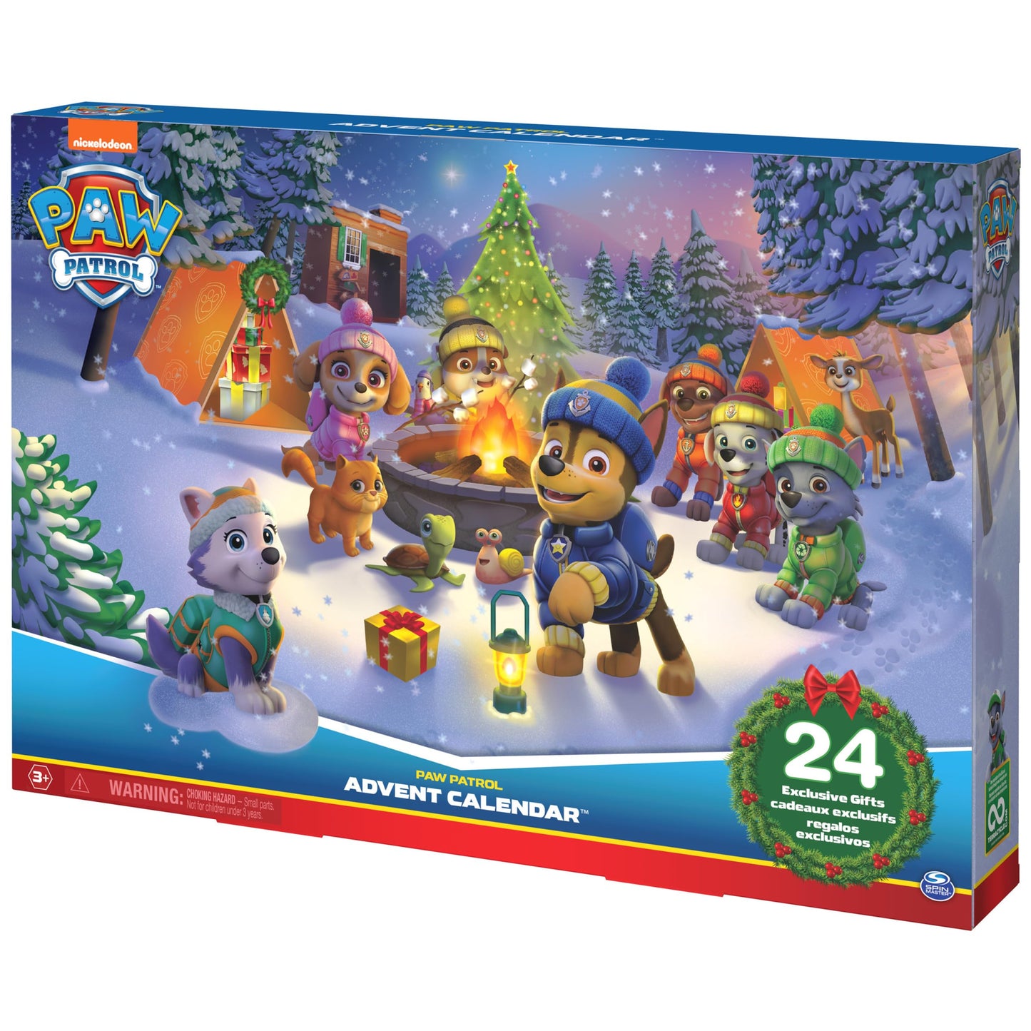 PAW Patrol: 2023 Advent Calendar with 24 Surprise Toys - Figures, Accessories and Kids Toys for Ages 3 and up - Medaid International