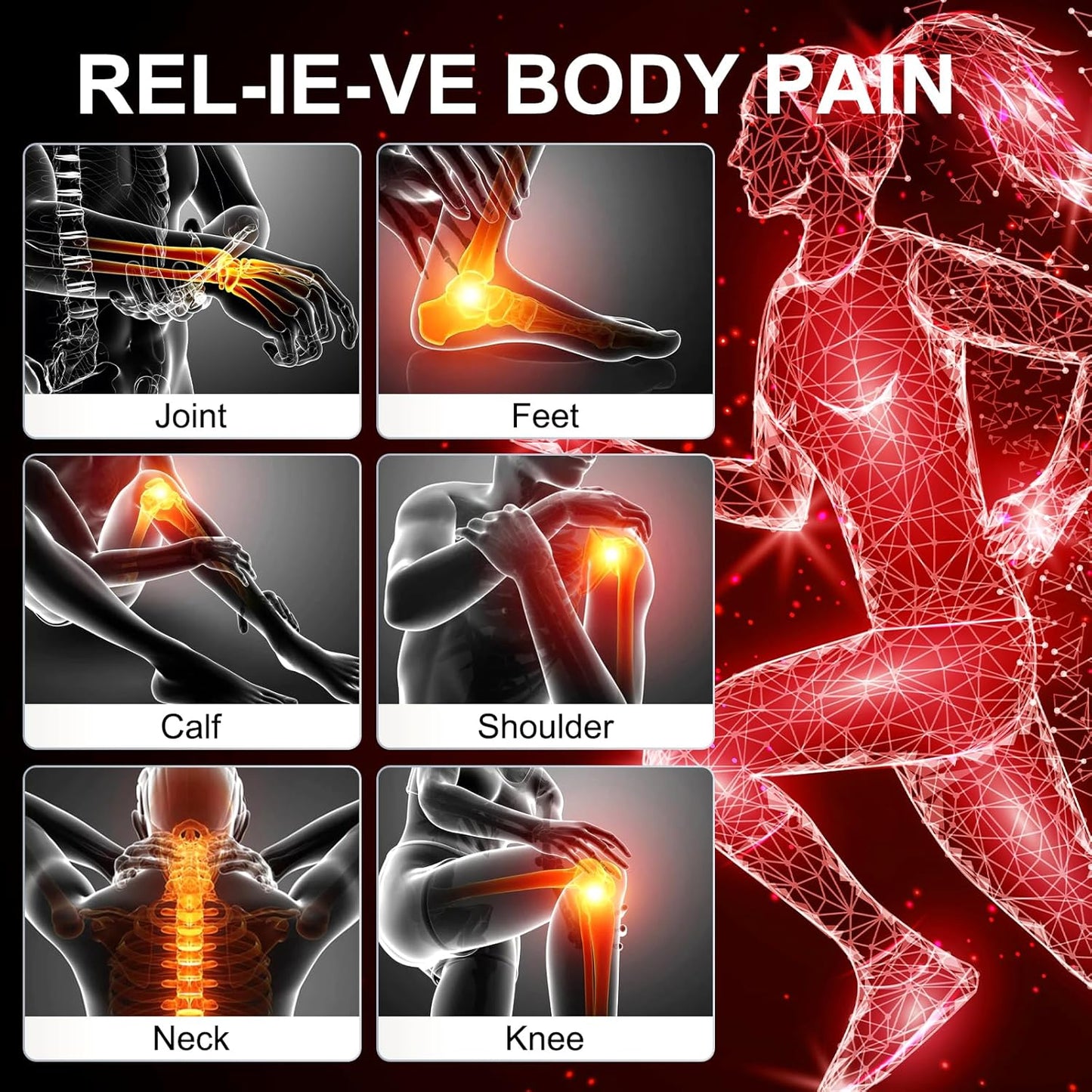 Red Light Therapy Lamp With Base, 660nm&850nm Infrared Lamp, 3-IN-1 Chip Design & Adjustable Gooseneck & 15/30/45mins Timer, 100LEDs Red Lights for Home/Office Use - Medaid International