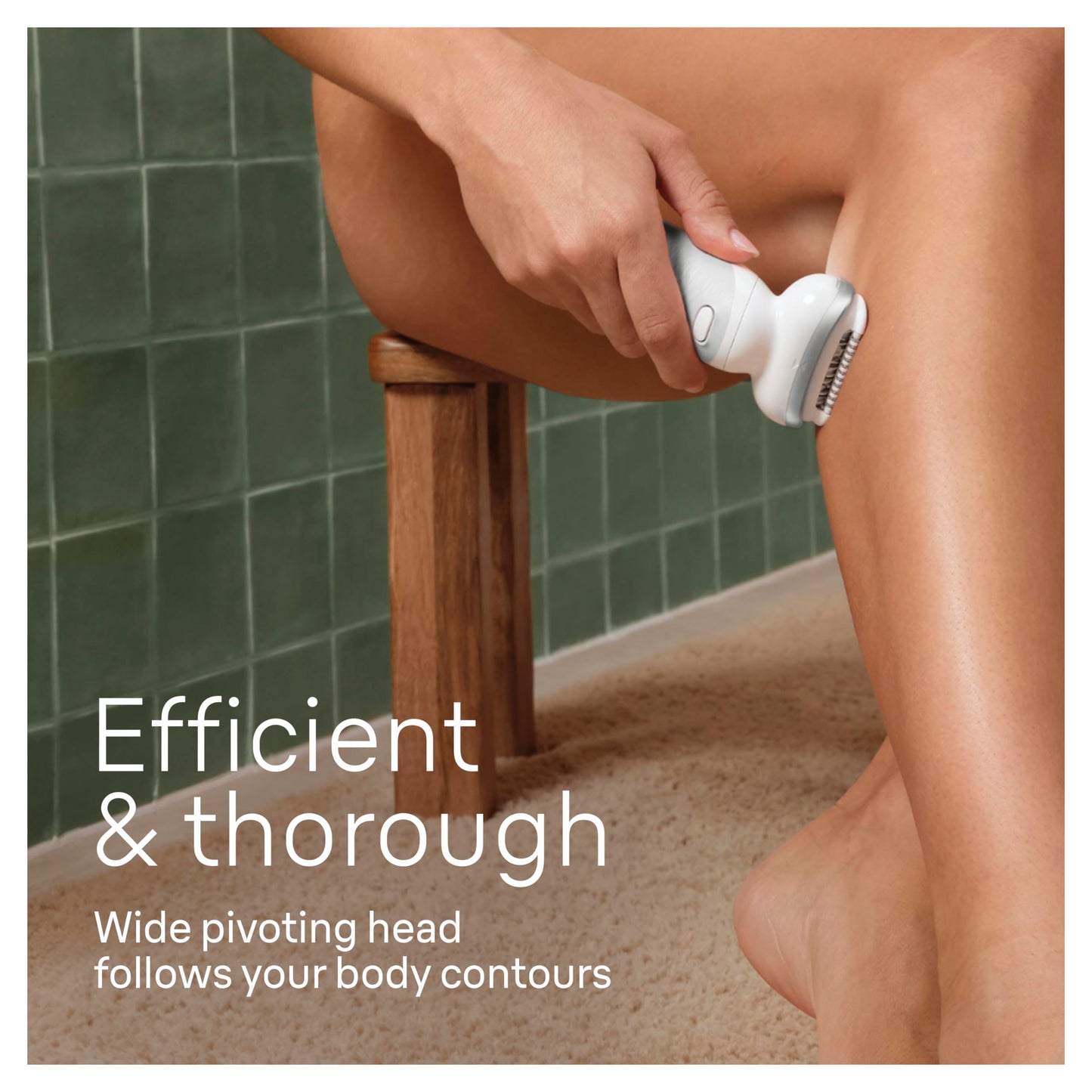 Braun Silk-épil 9 Epilator, Pivoting Head, Wet and Dry, Includes Body Trimmer, Shaver Head and Trimmer Comb,SES9-441 - Medaid International