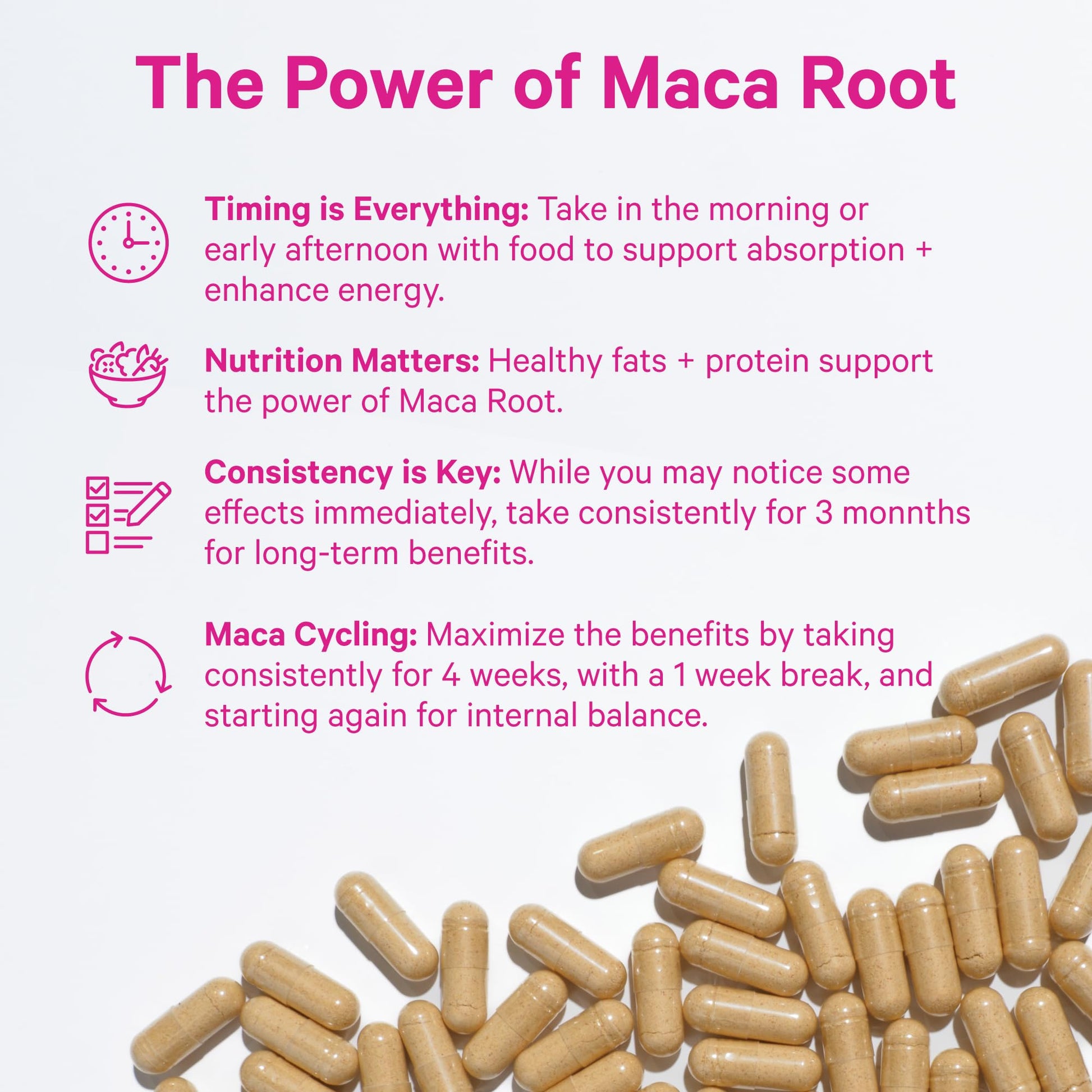 Pink Stork Maca Root Capsules for Women – Organic Maca with BioPerine® for Hormonal Balance, Energy + Wellness – Supports Perimenopause, Menstrual Health, and Vitality - Medaid International