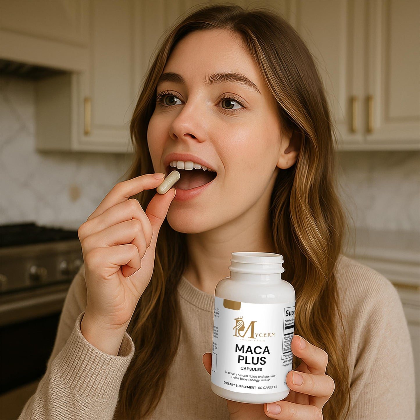 Maca Plus Capsules with Red, Black & Yellow Maca – 1500mg High Potency Root Blend – 60 Caps – Supports Active Lifestyle – Made in USA - Medaid International
