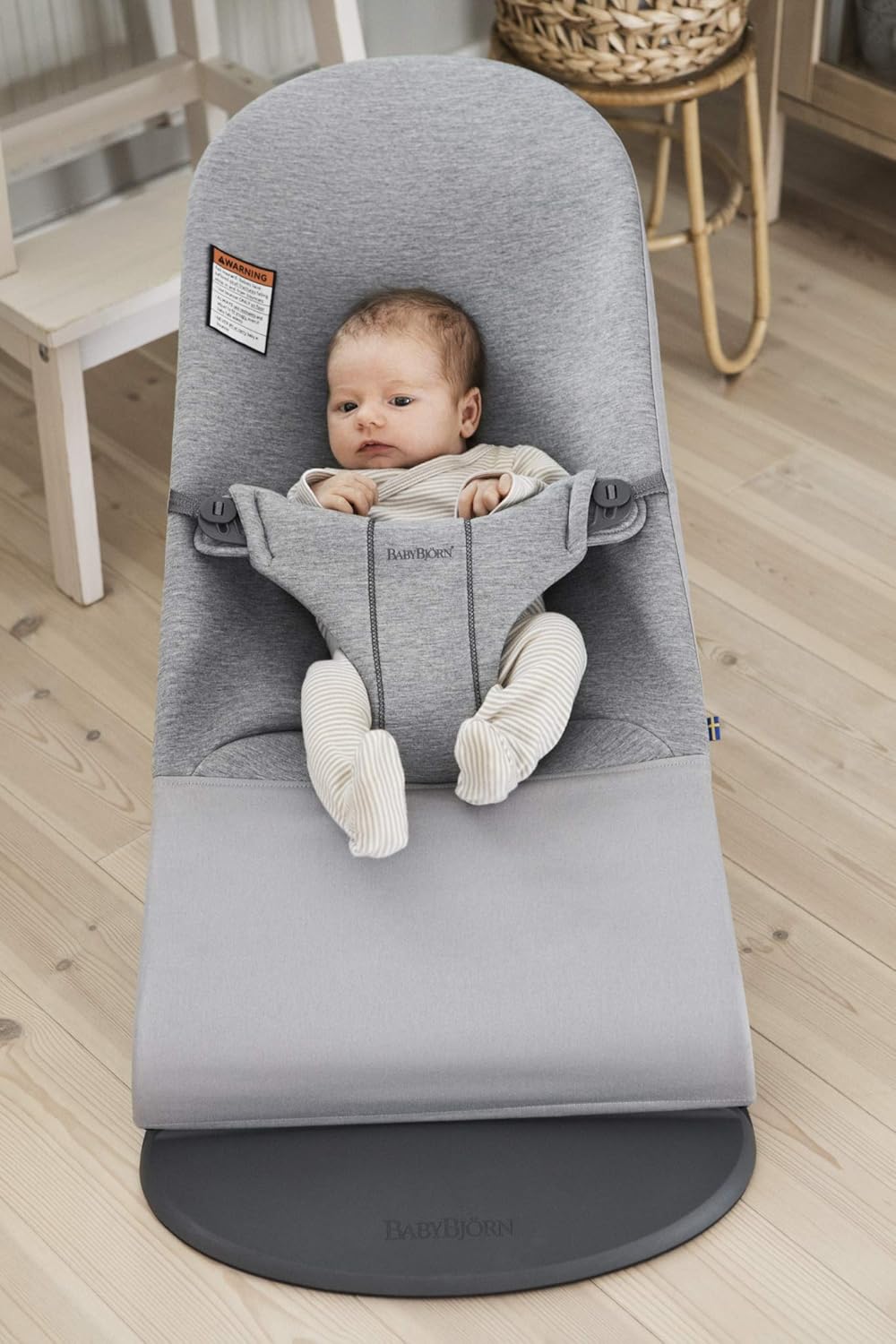 Babybjorn - Bouncer Bliss 3D Jersey - Light Grey