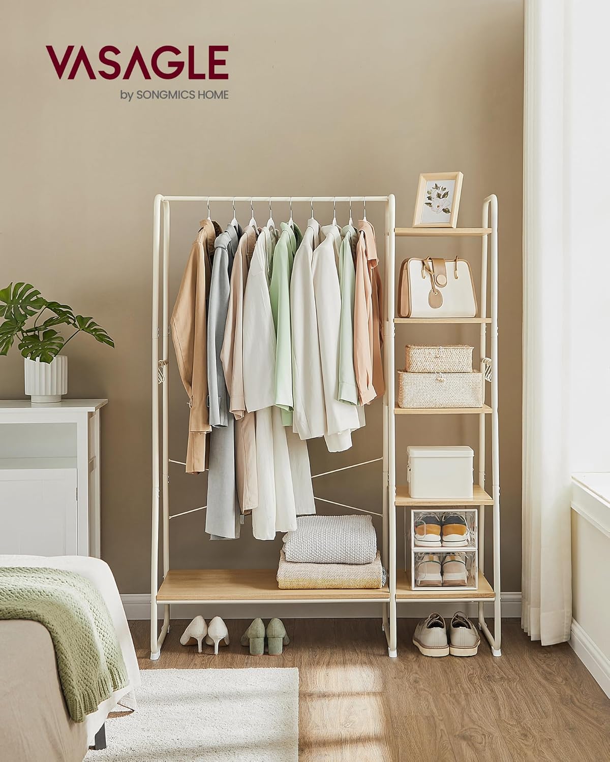 VASAGLE Clothes Rail RGR116W09