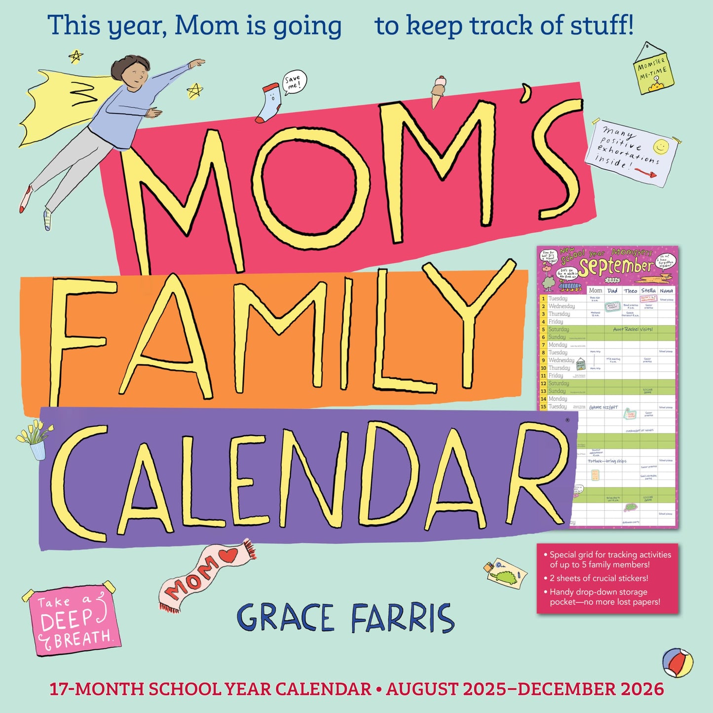 Mom's Family Wall Calendar 2026: This Year, Mom Is Going to Keep Track of Stuff! - Medaid International