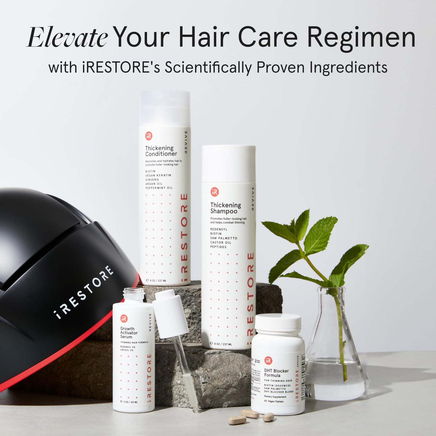 iRestore Anti Hair Loss and Thinning Shampoo - Biotin Formula for Hair Growth, Thickening and Volumizing for Men & Women - Medaid International