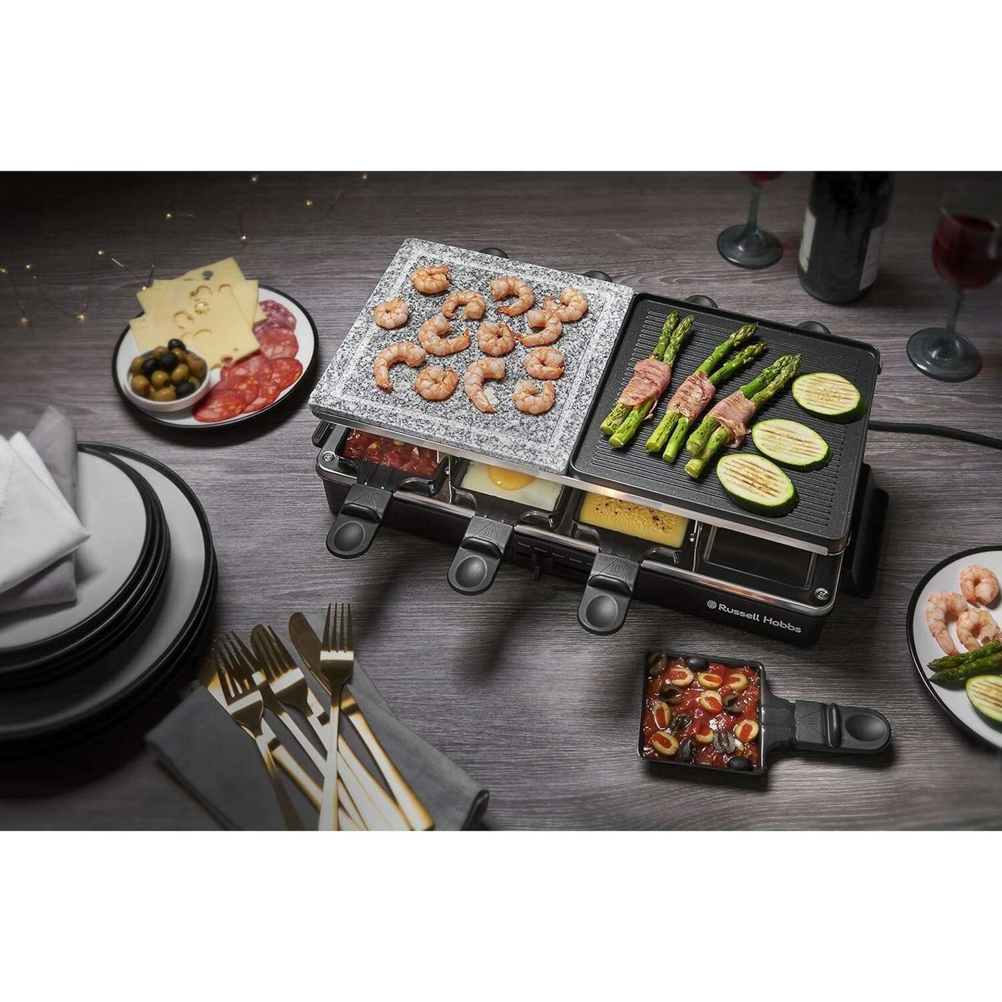 Raclette Multi Grill for 8 People - Medaid International