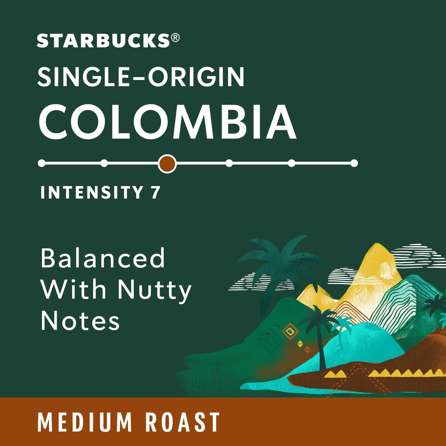 Starbucks by Nespresso Original Line, Single-Origin Colombia, Medium Roast Coffee, 50-count Espresso Pods