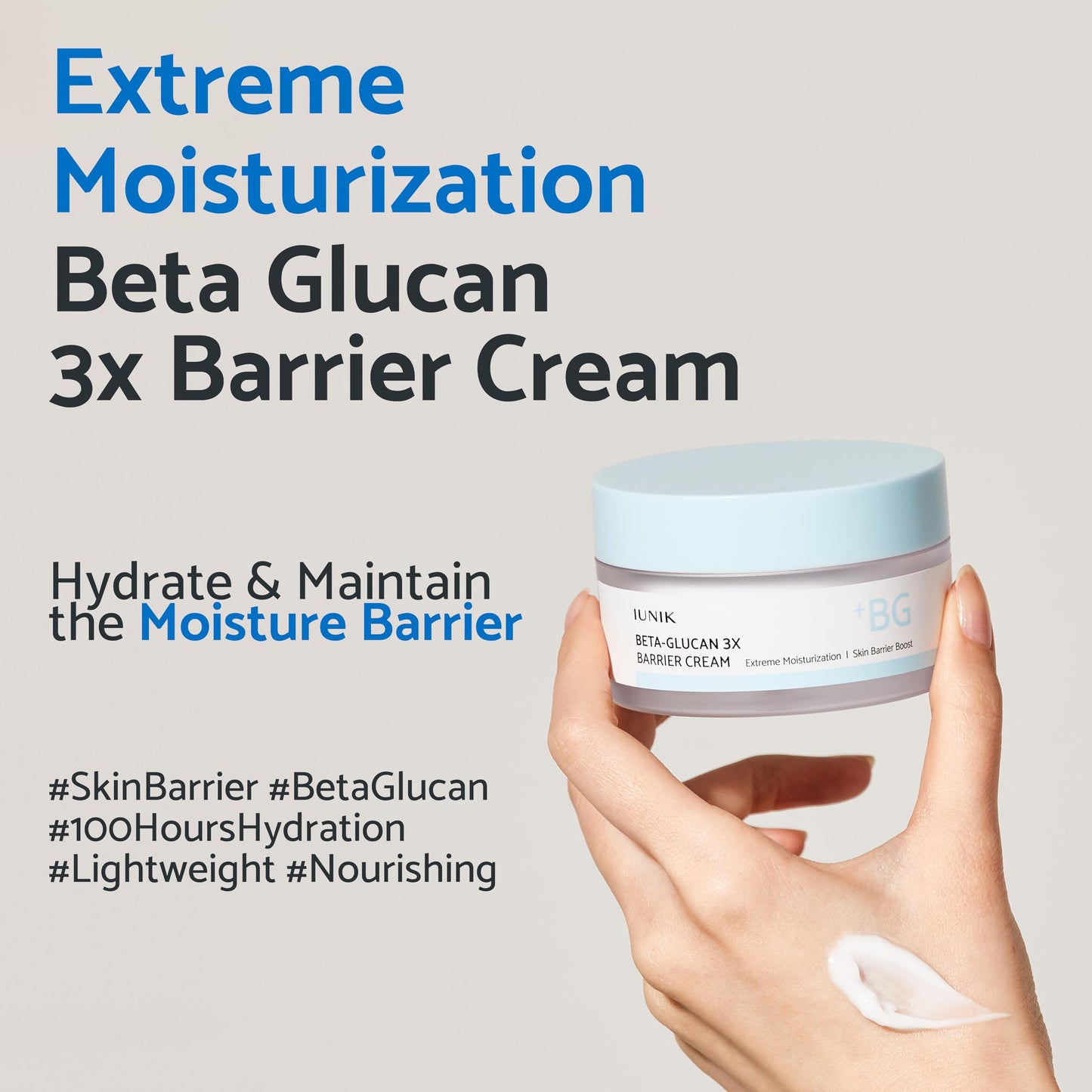IUNIK Beta-Glucan Hydration Serum & 3x Barrier Moisturizing Cream Set – Deep Hydration, Skin Barrier, Anti-Aging Face Moisturizer Duo for Dry Sensitive Skin | Vegan Korean Skincare with Panthenol - Medaid International
