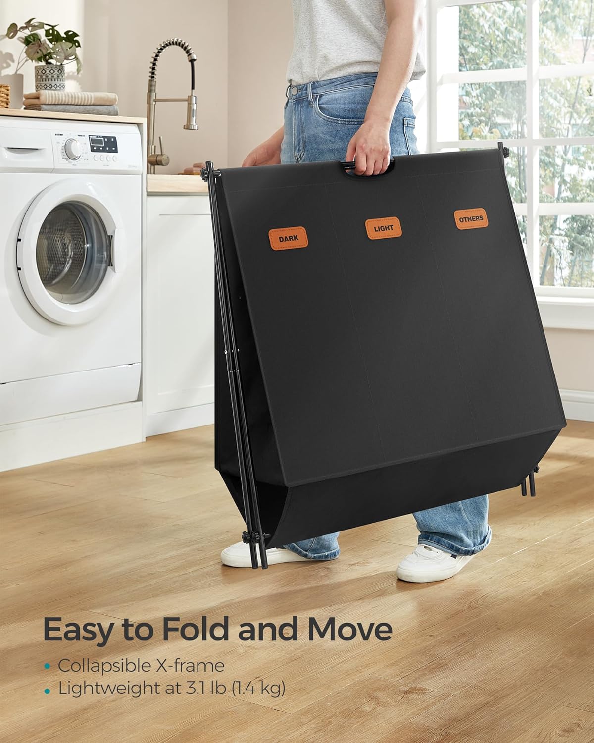 SONGMICS Laundry Hamper LCB130B01