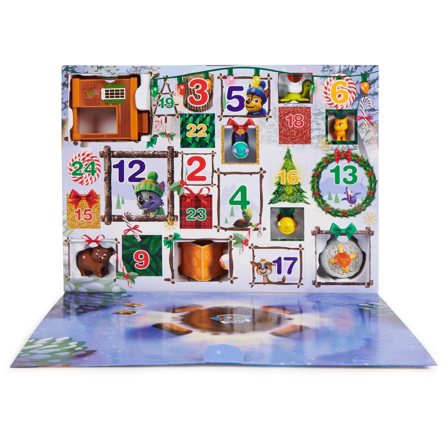 PAW Patrol: 2023 Advent Calendar with 24 Surprise Toys - Figures, Accessories and Kids Toys for Ages 3 and up - Medaid International