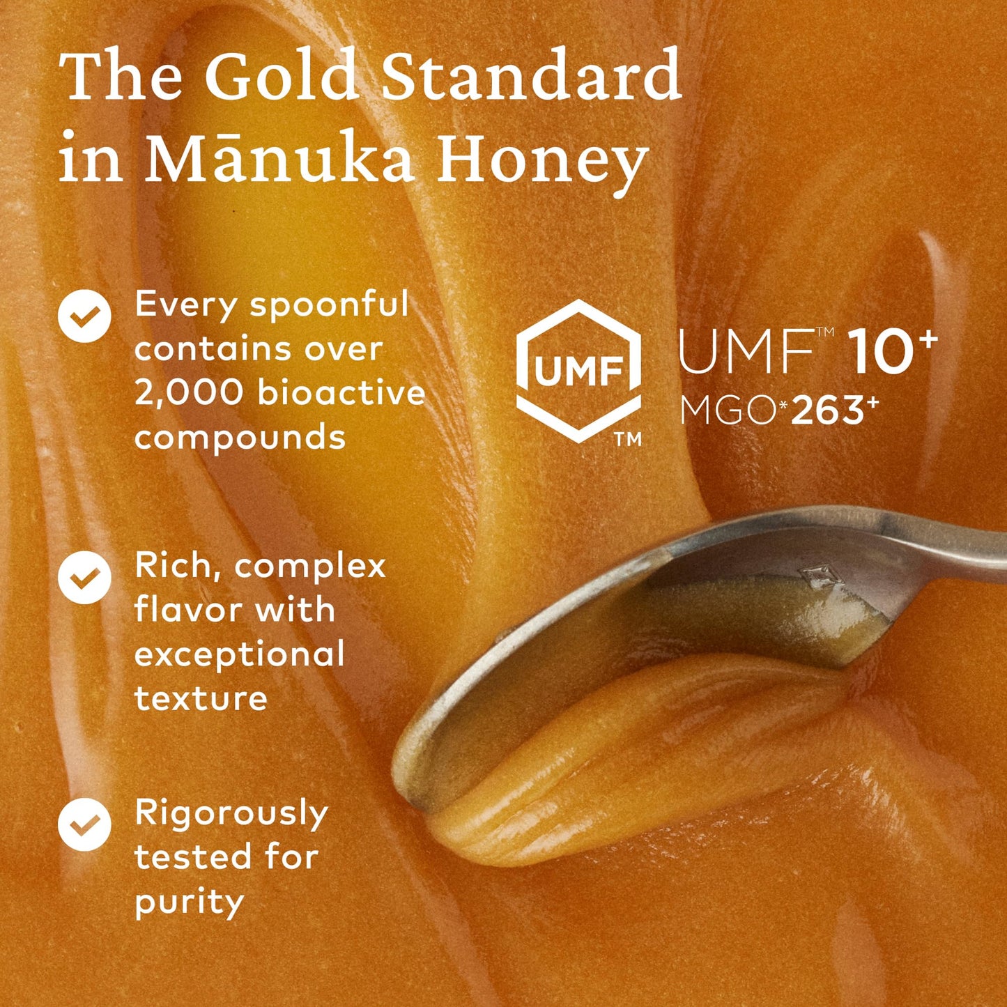 Comvita Manuka Honey UMF 10+ (MGO 263+) - Raw Manuka Honey New Zealand, Pure & Unpasteurized, Superfood for Immune Health, Use in Tea, Wild, Monofloral, Non-GMO - 500g (17.6 oz) - Medaid International