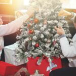 210 CM, Artificial Christmas Snow-Covered Tree - Medaid International