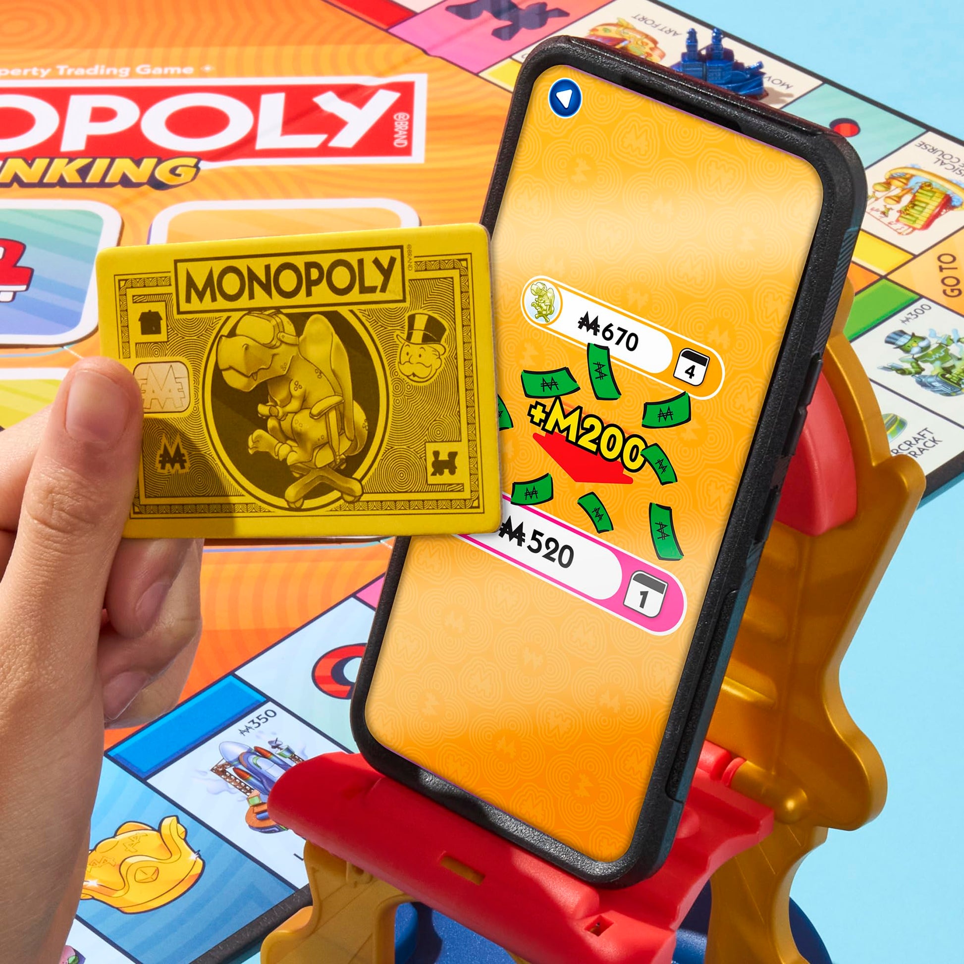 Monopoly App Banking Board Game | App-Enabled Game | Links to Smart Devices | Ages 8+ | 2 to 6 Players | 45 Mins. | Family Games for Kids - Medaid International