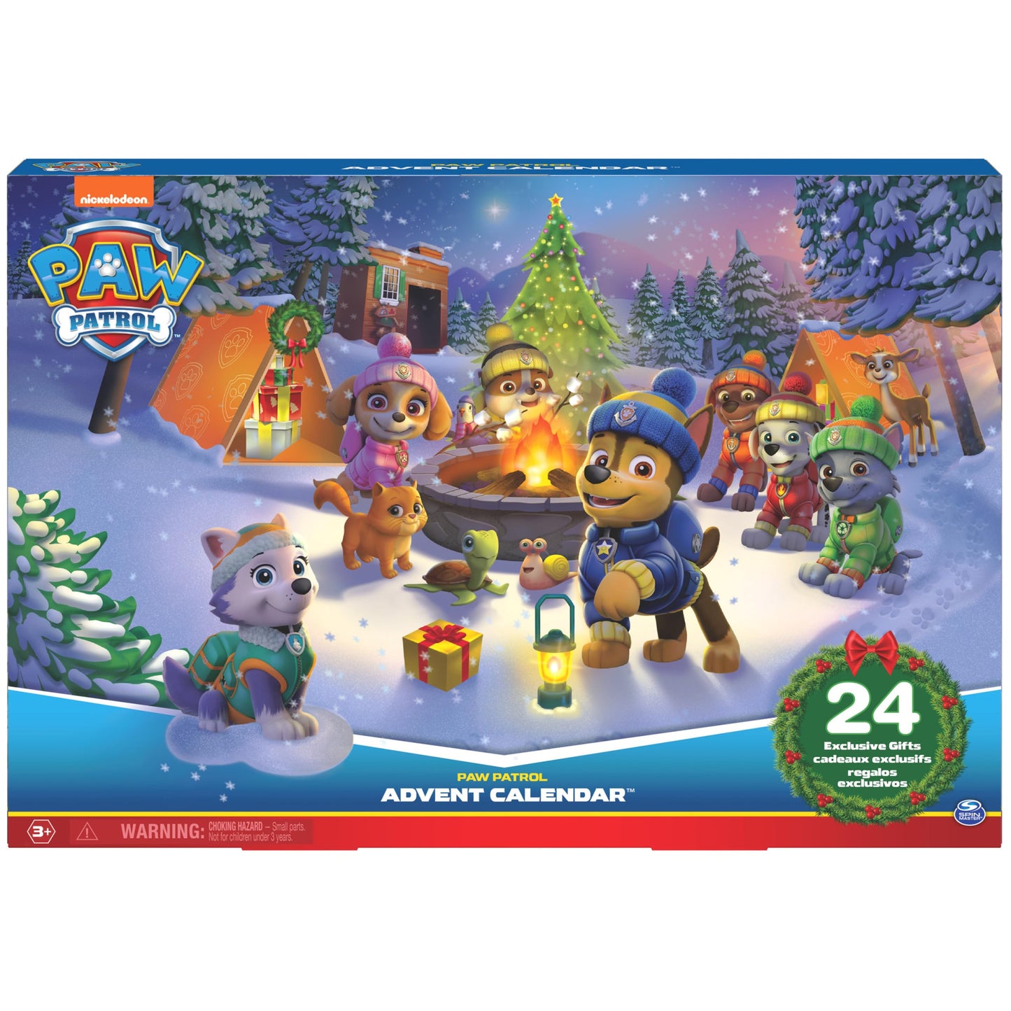 PAW Patrol: 2023 Advent Calendar with 24 Surprise Toys - Figures, Accessories and Kids Toys for Ages 3 and up - Medaid International