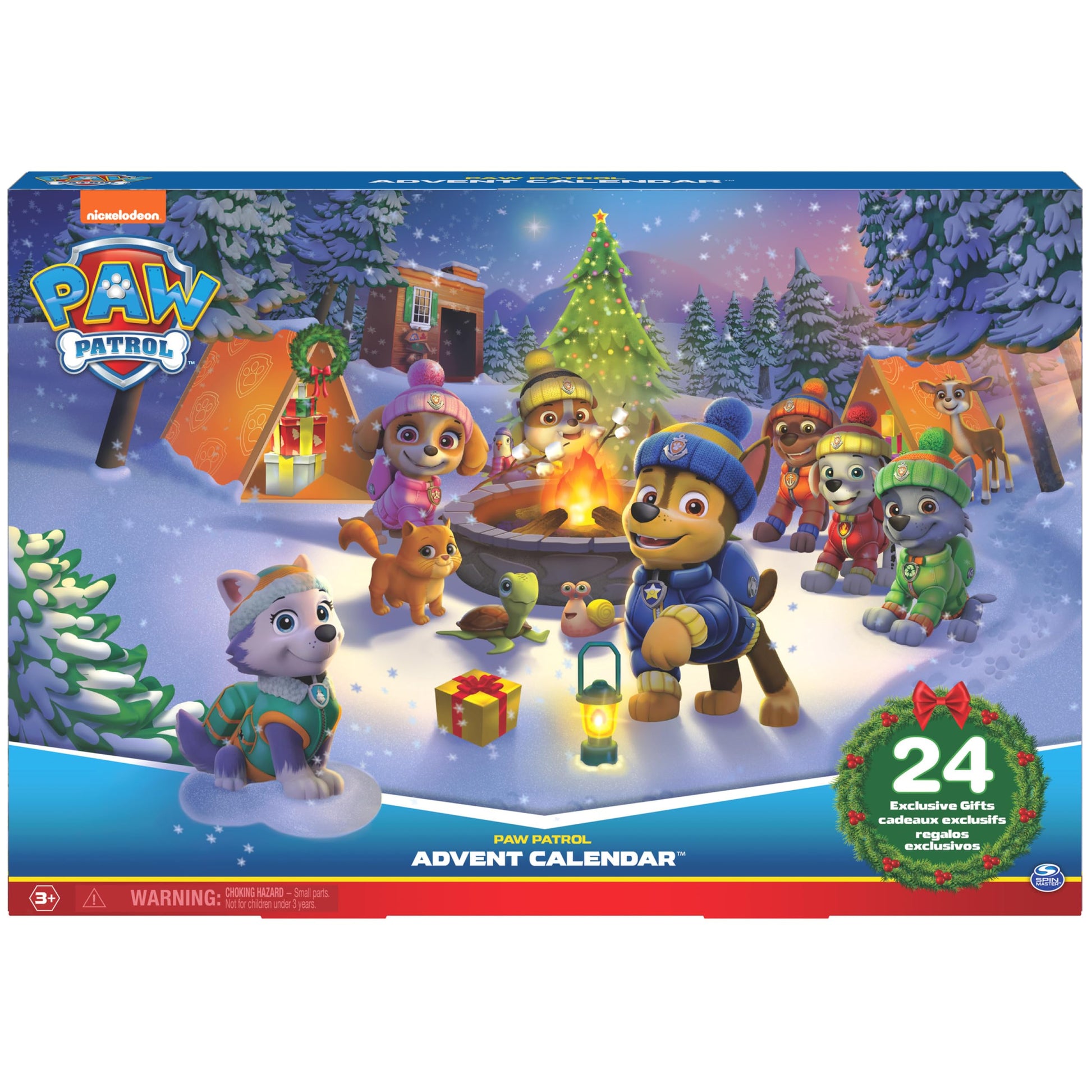 PAW Patrol: 2023 Advent Calendar with 24 Surprise Toys - Figures, Accessories and Kids Toys for Ages 3 and up - Medaid International