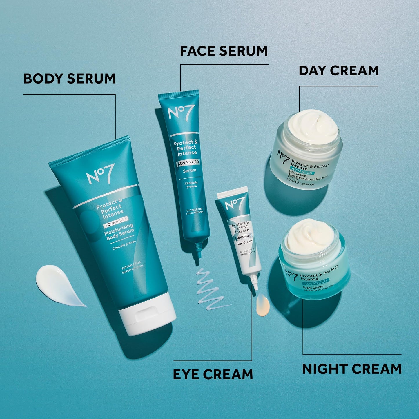 No7 Protect & Perfect Intense Advanced Serum - Anti-Aging Face Serum that Visibly Smoothes & Firms Fine Lines and Wrinkles - Formulated with Hyaluronic Acid and Matrix 3000+ Technology (1 Fl Oz) - Medaid International