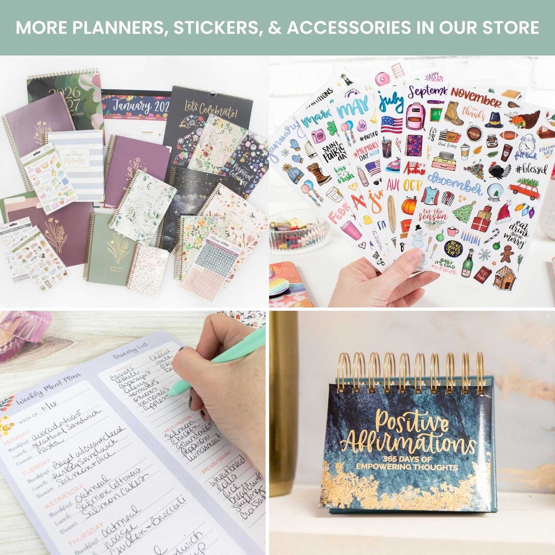 bloom daily planners 2026 Planner (January - December) Calendar Year Organizer - 5.5” x 8.25” - Weekly & Monthly Agenda Book with Stickers & Bookmark - Butterfly Garden - Medaid International
