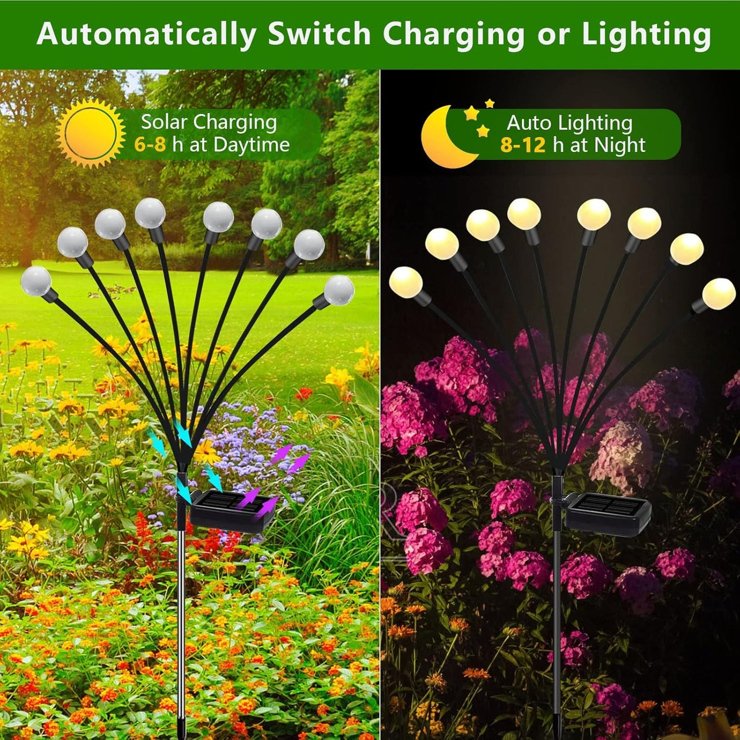 Solar Firefly Garden Lights