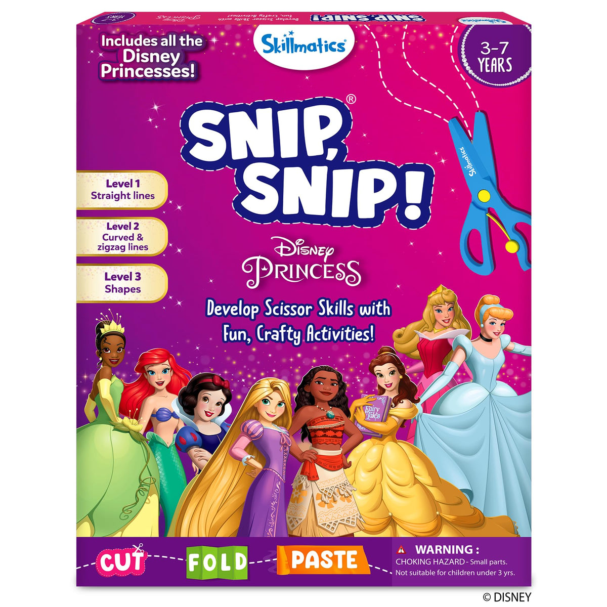 Skillmatics Scissor Skills Activity Book for Preschoolers – Snip Snip