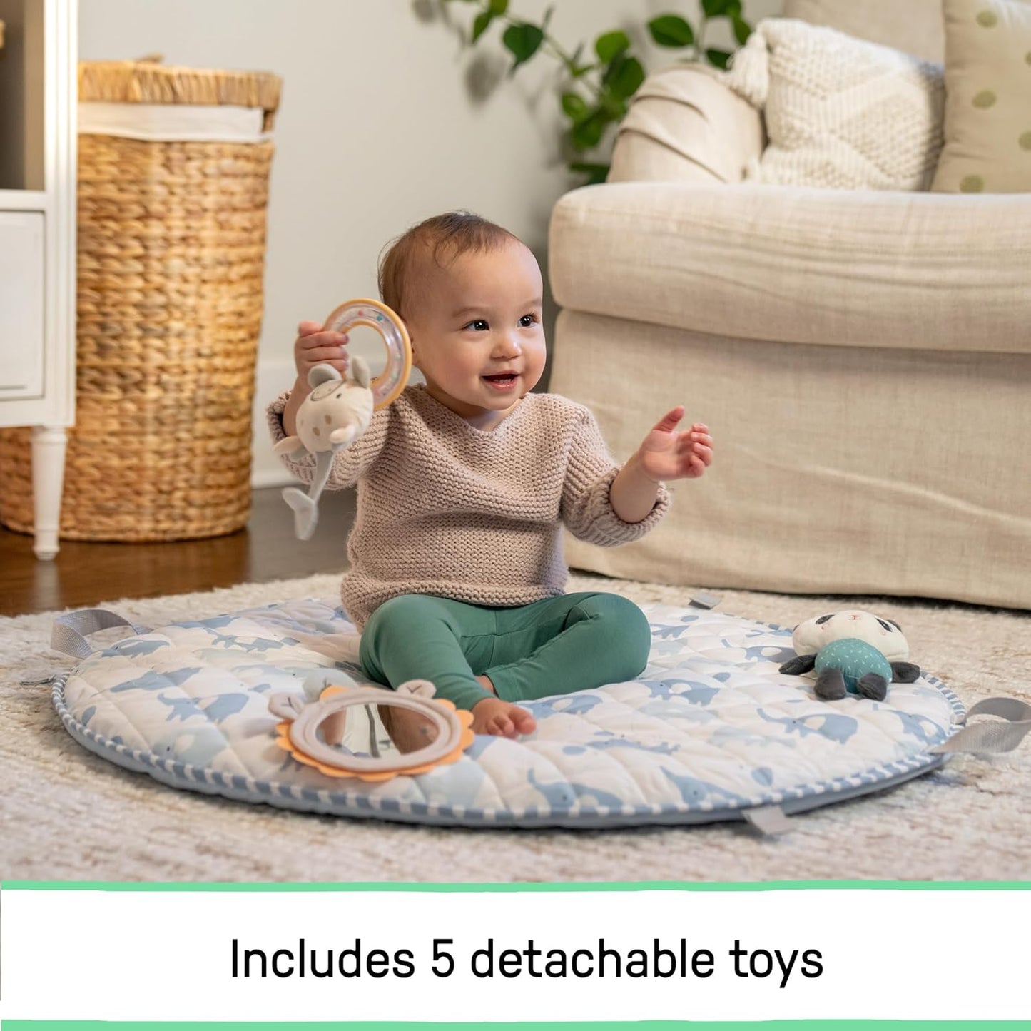 Kids2 - Ingenuity Cozy Spot Gym  - Elephant March