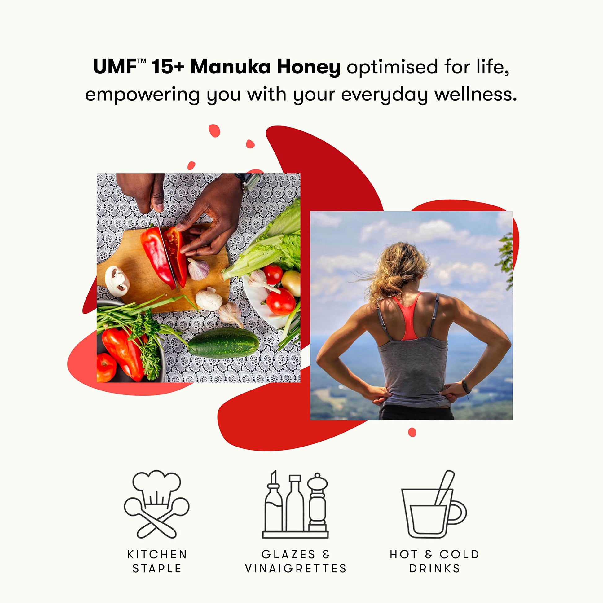 New Zealand Honey Co. Raw Manuka Honey UMF 15+ | MGO 514+, UMF Certified / 4.4oz - Medaid International