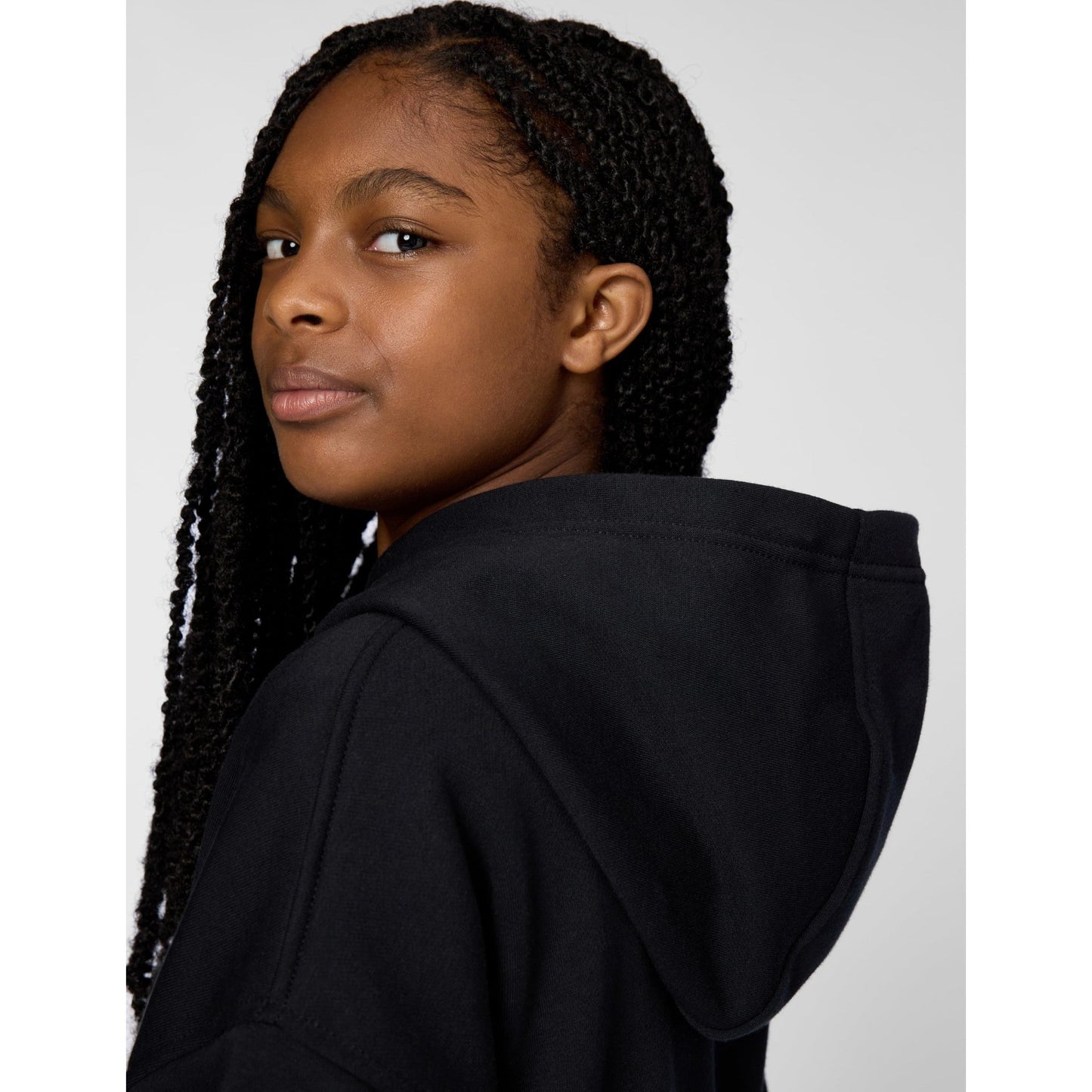 Nike Girls' Big Kids Sportswear Club, Black/White - Medaid International