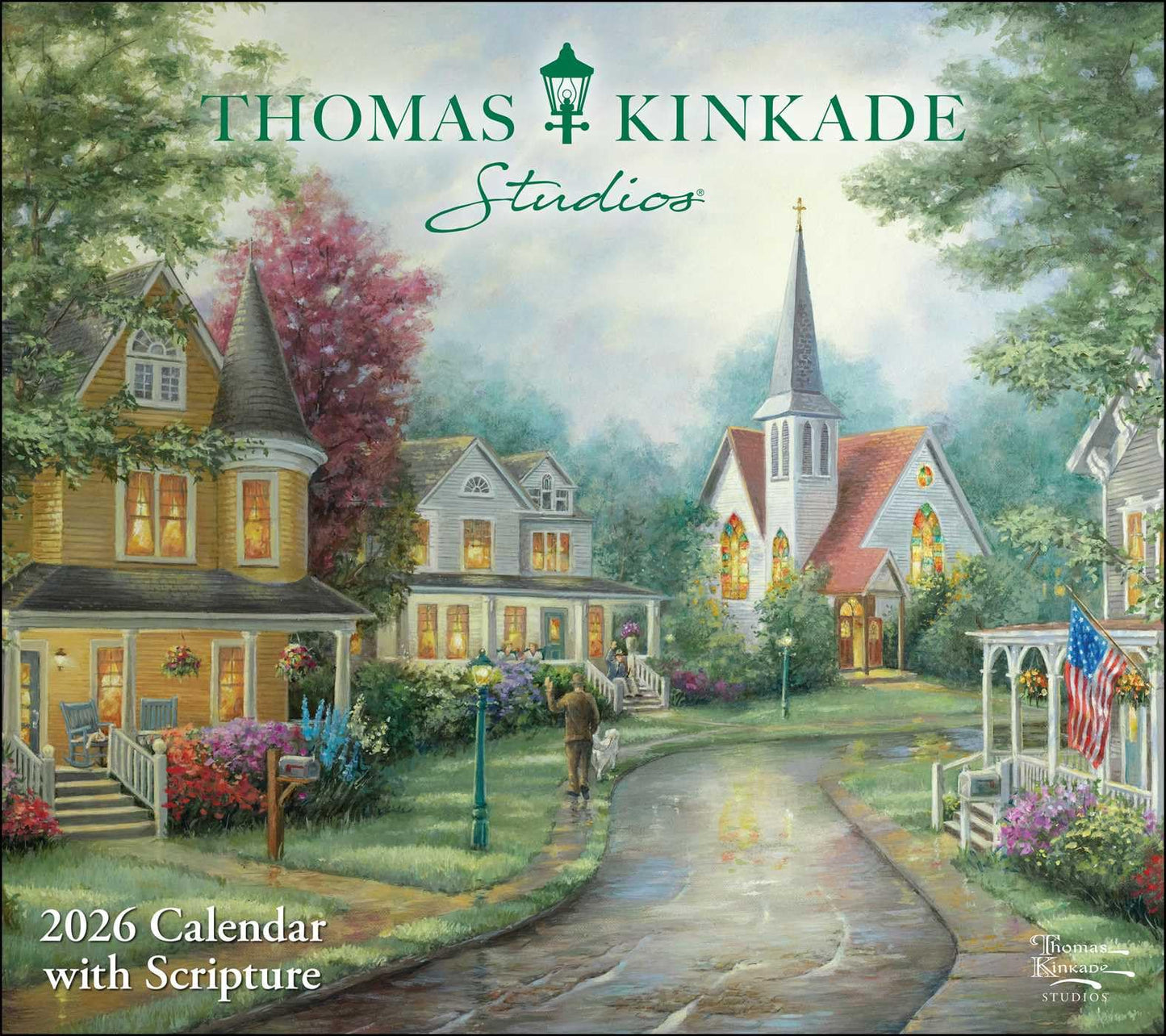 Thomas Kinkade Studios 2026 Deluxe Wall Calendar with Scripture - Medaid International