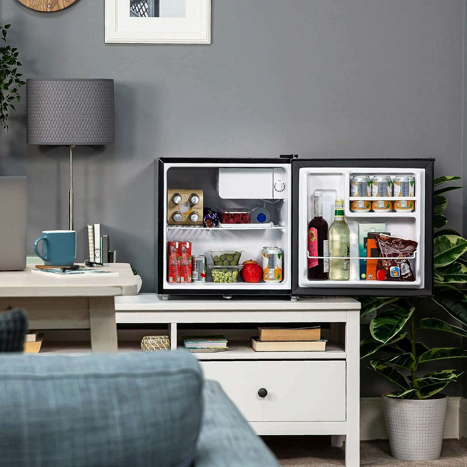 Table Top Mini Fridge in Black - Medaid International
