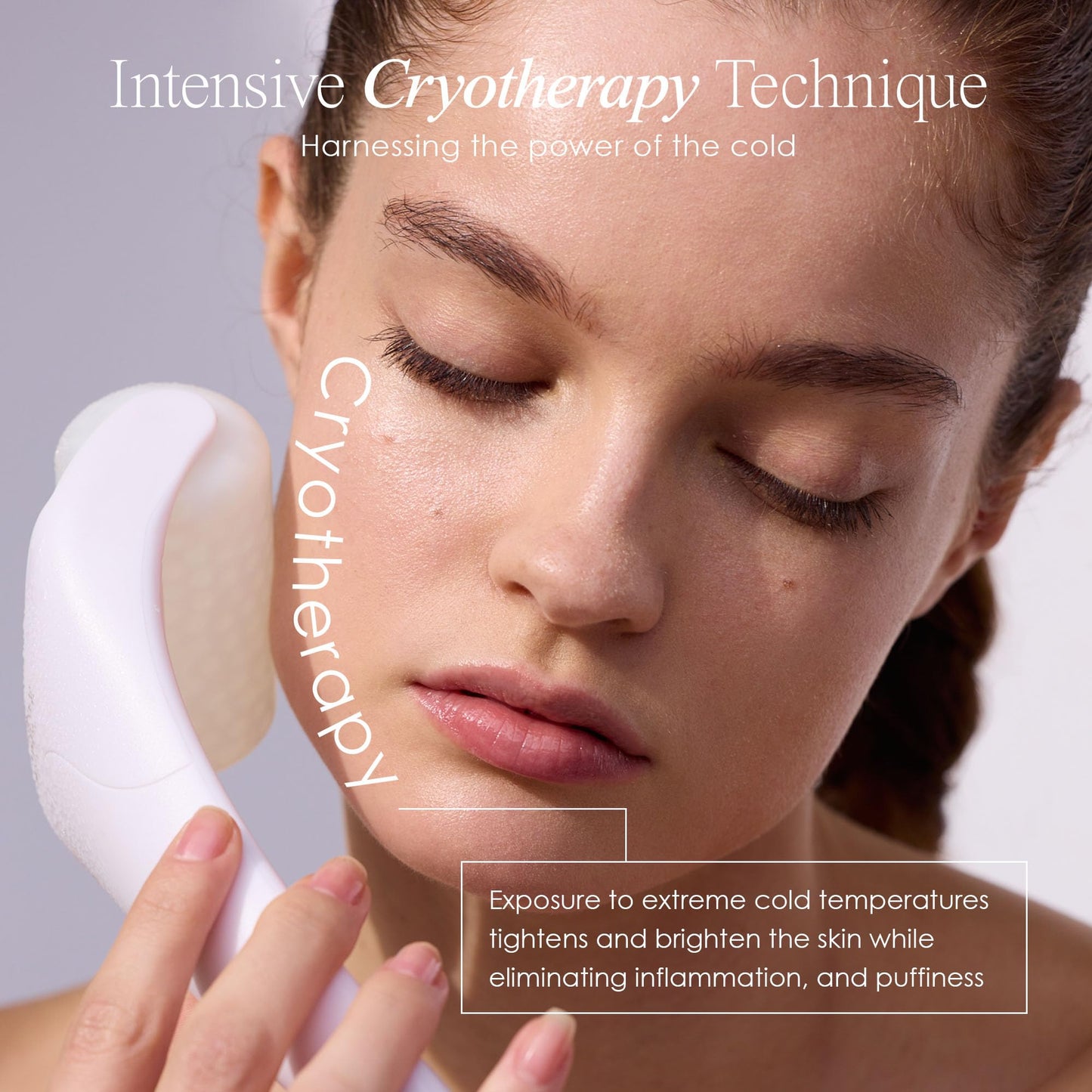 The Ice Roller by Project E Beauty | Cryotherapy Treatment | Facial Massage | Reduce Under Eye Puffiness, Dark Circles | Muscle Soreness Pain Relief Redness - Medaid International