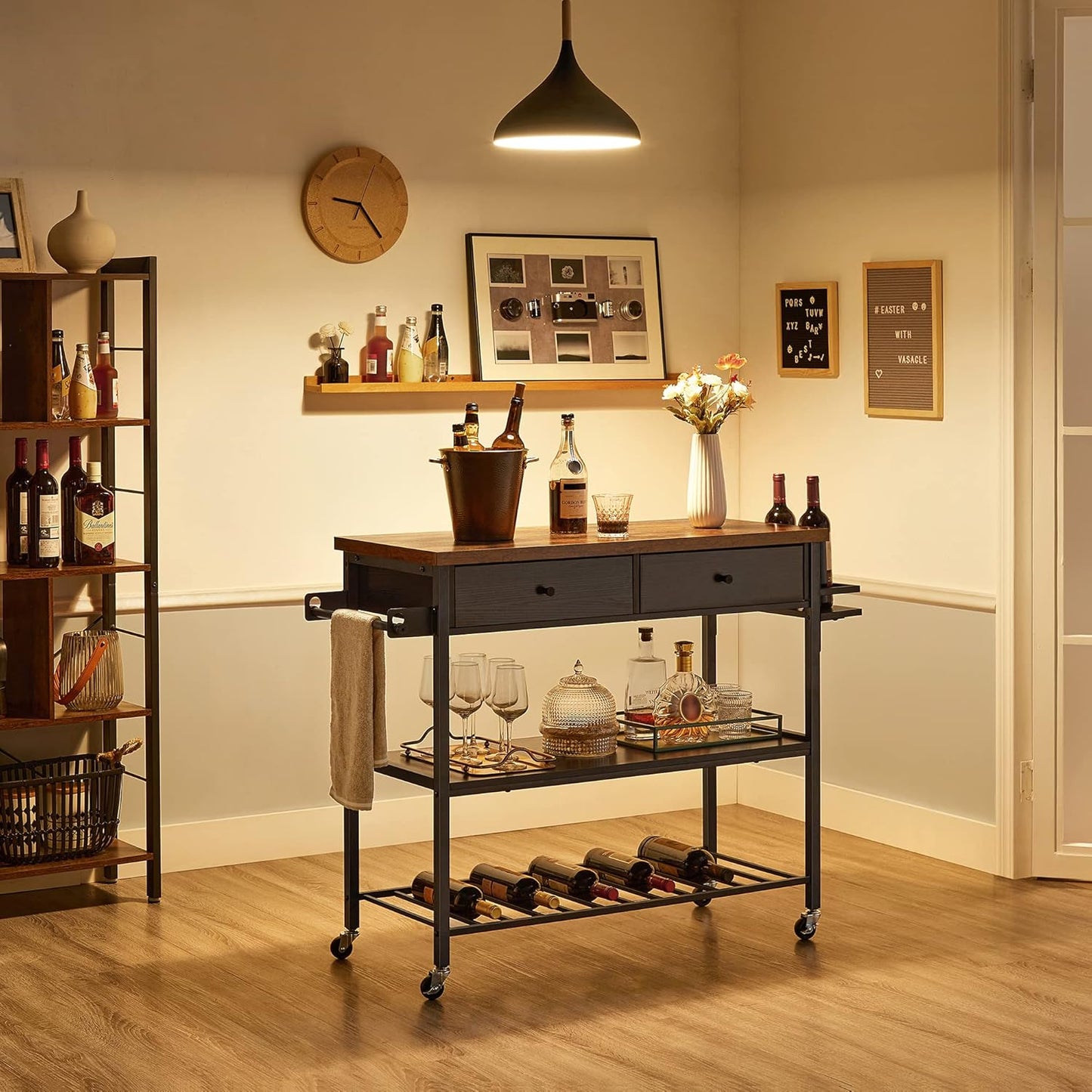 VASAGLE Kitchen Cart KKI003B01
