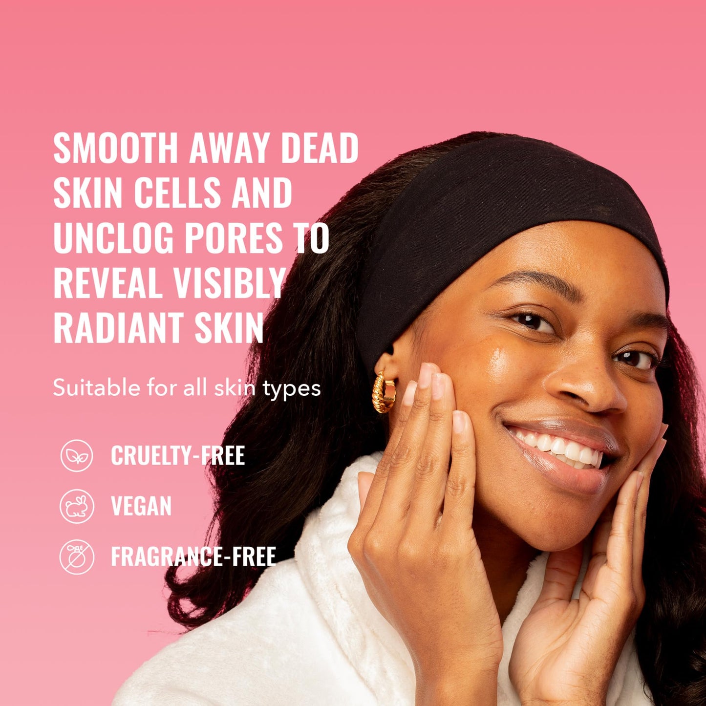 Good Molecules Overnight Exfoliating Treatment - Face Exfoliator with AHA & BHA Lightweight Formula - Pore Minimizer, Facial Skin Care with Glycolic & Salicylic Acid - Medaid International
