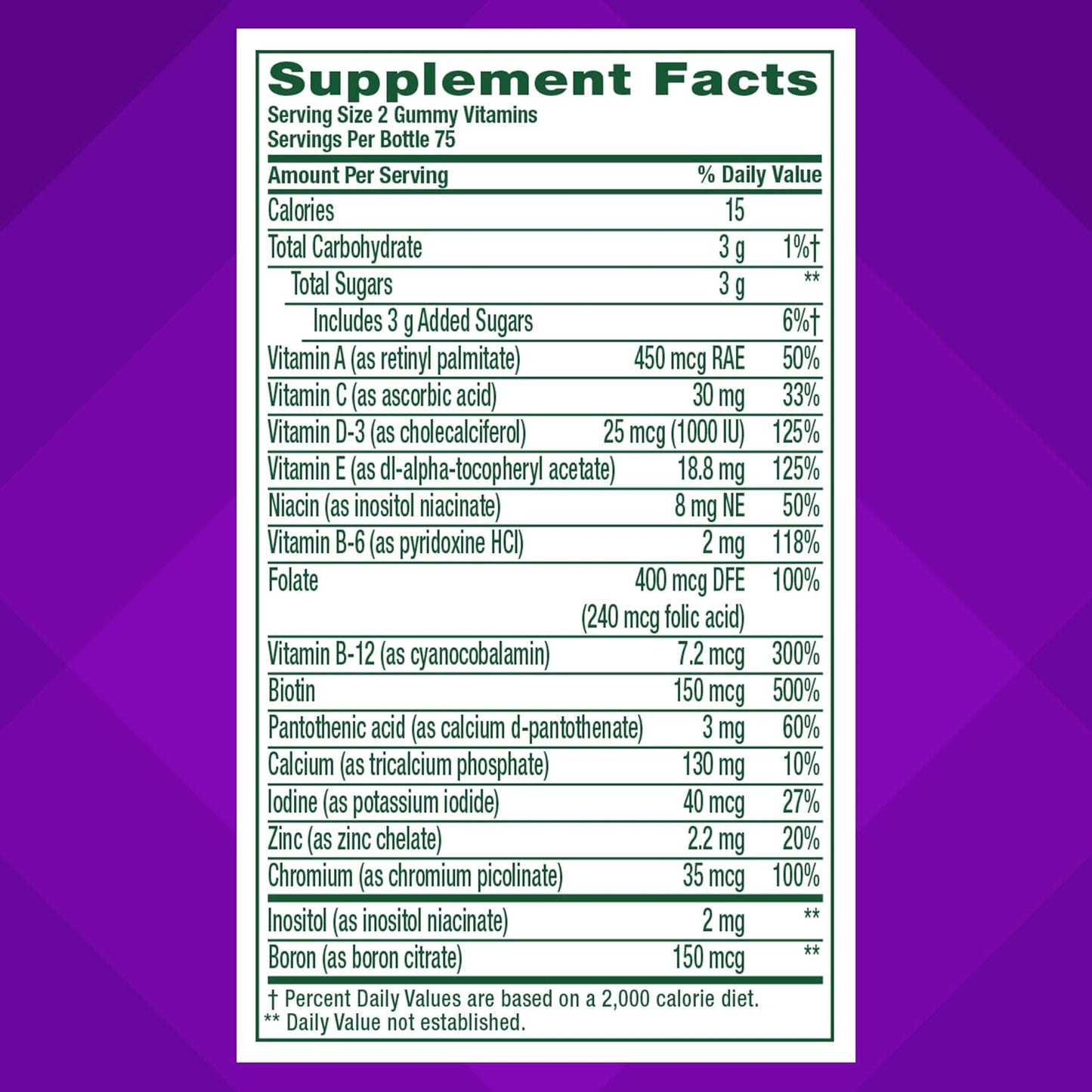 Vitafusion Women's Gummy Vitamins, 150 Count