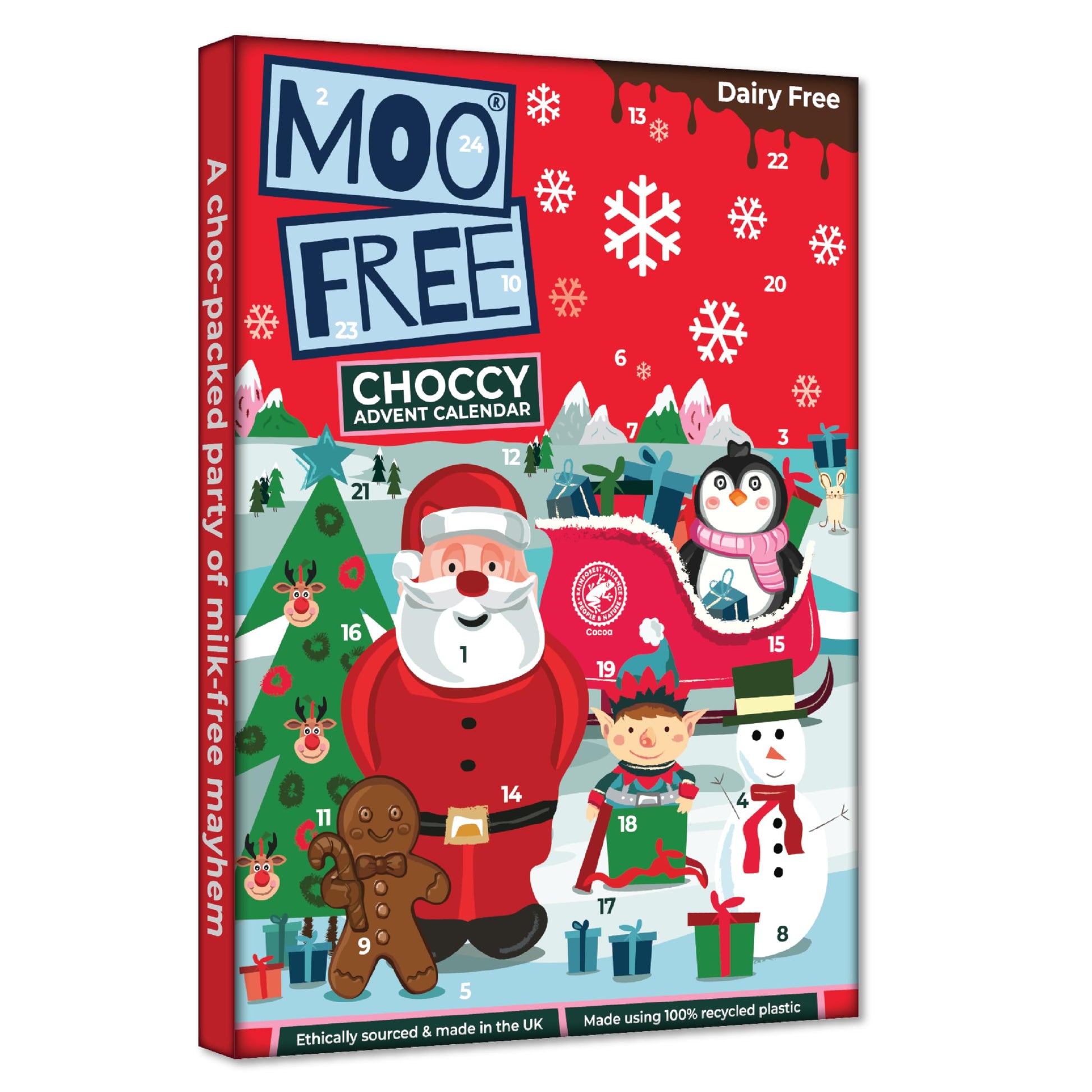 Moo Free Dairy Free, Organic Milk Tasting Advent Calendar - Medaid International