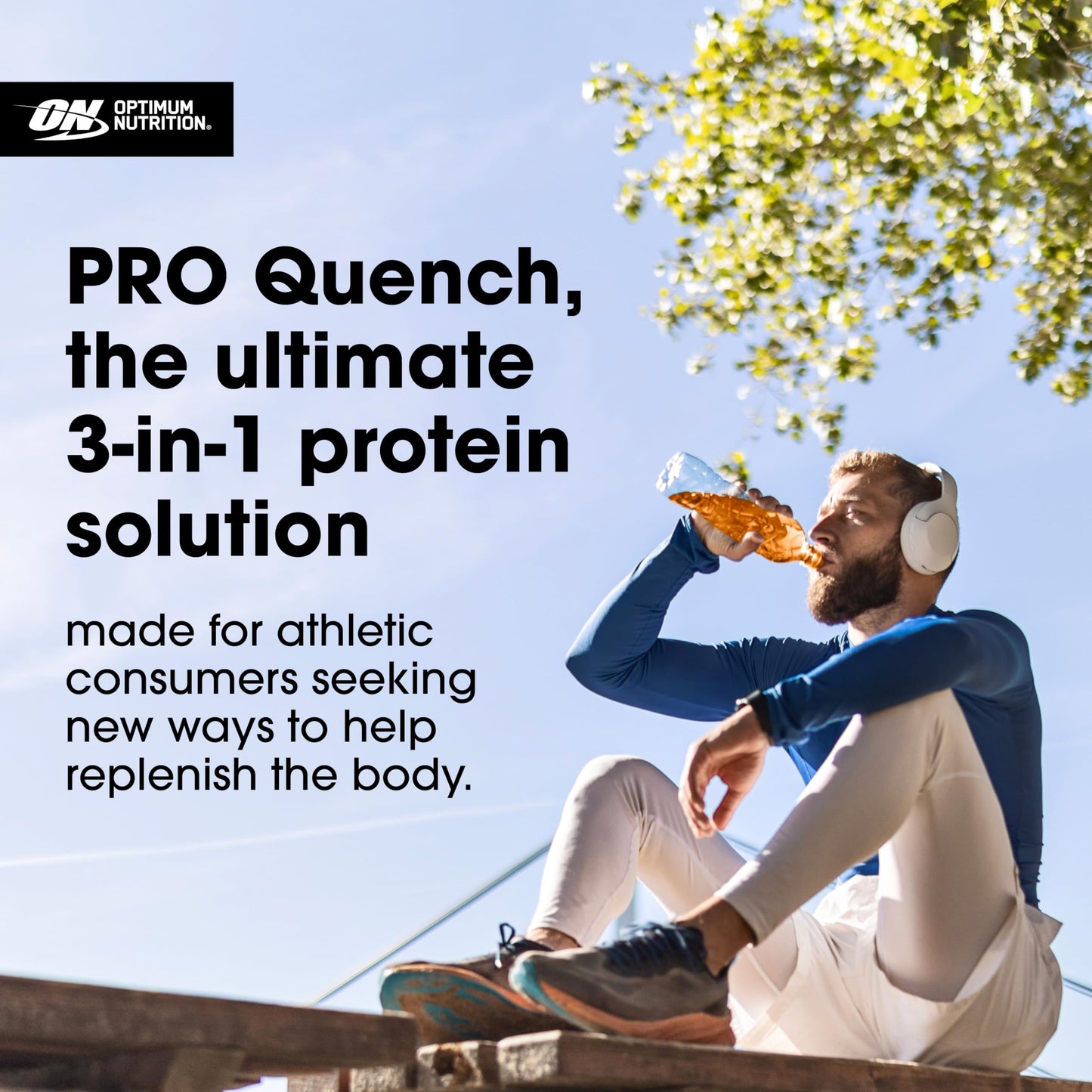 Optimum Nutrition Pro Quench, 10g Clear Protein, 10g Collagen peptides & Electrolyte Powder Drink Mix, Tropical Orange Mango, 20 Servings, 520 Grams (Packaging May Vary) - Medaid International